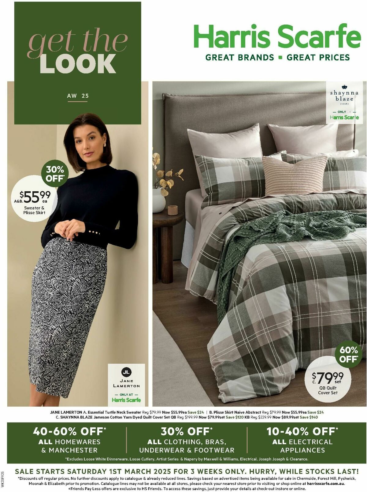 Harris Scarfe Catalogues from 1 March