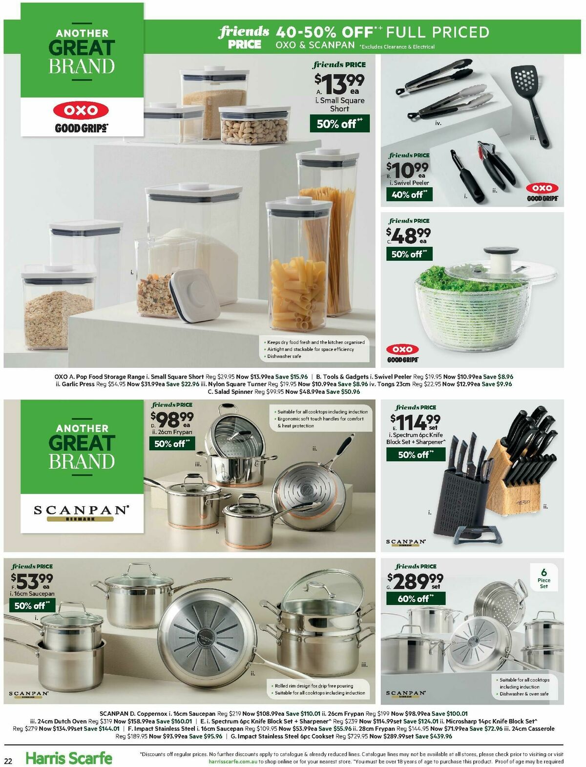 Harris Scarfe Catalogues from 22 March