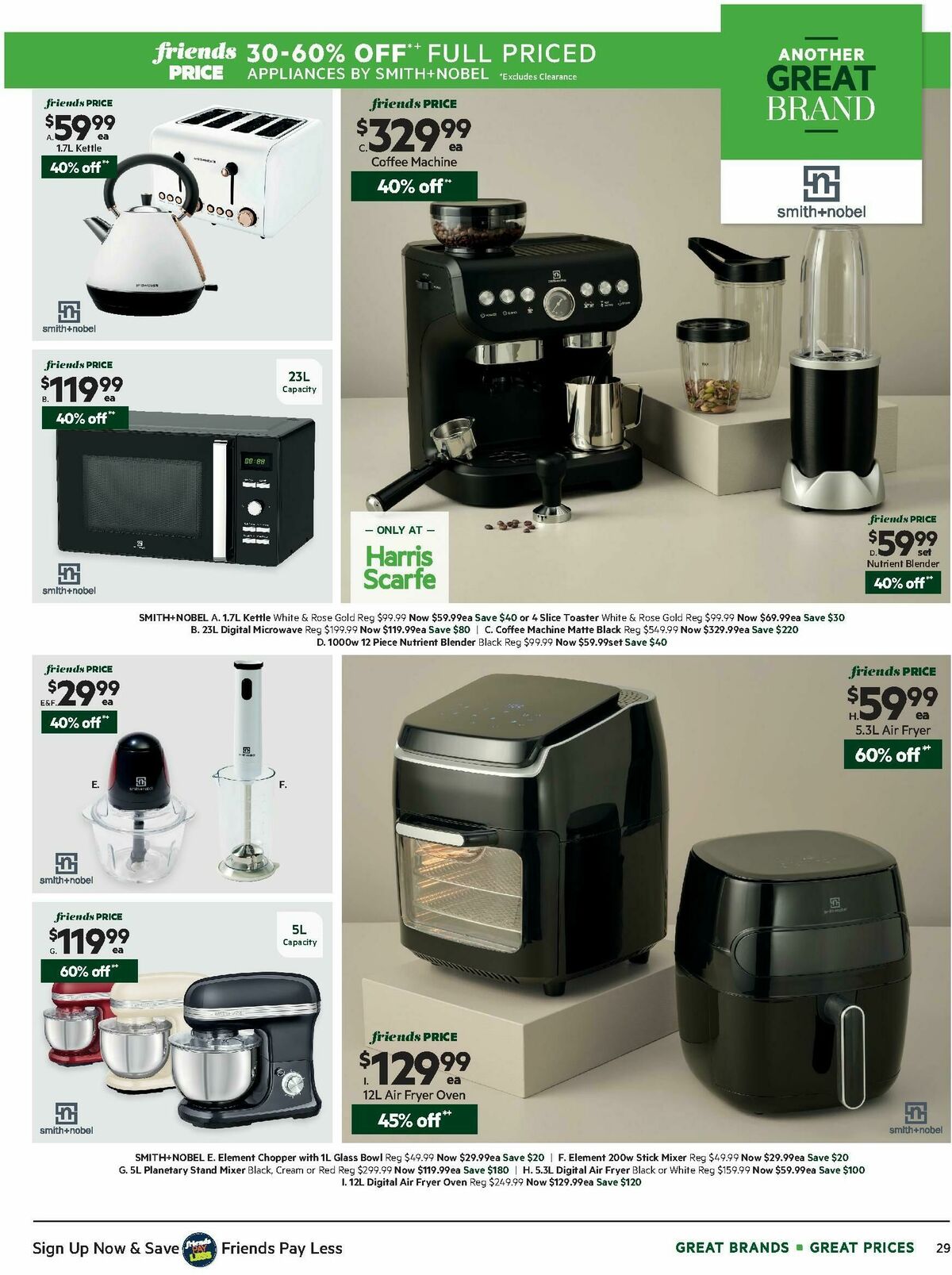 Harris Scarfe Catalogues from 22 March