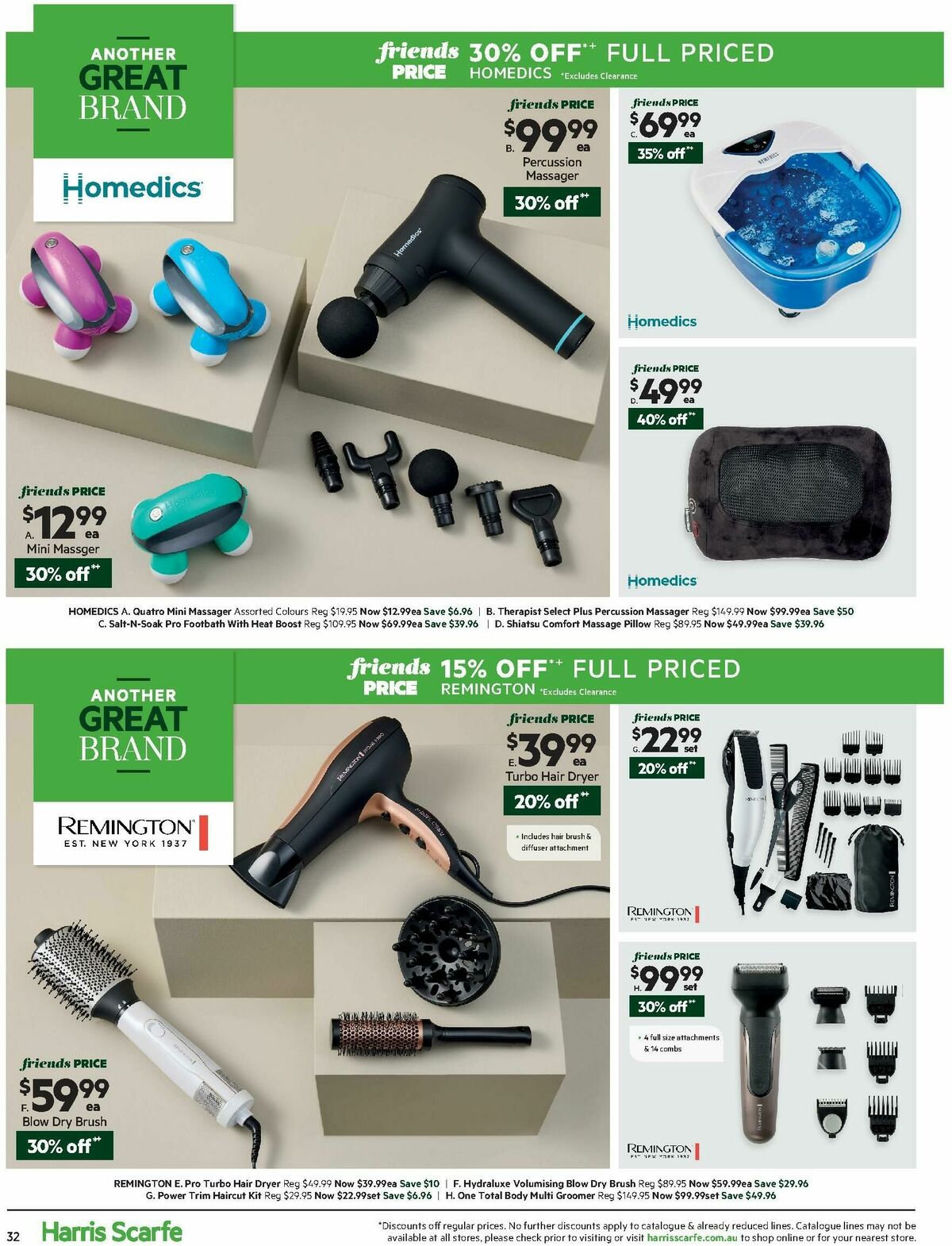 Harris Scarfe Catalogues from 22 March
