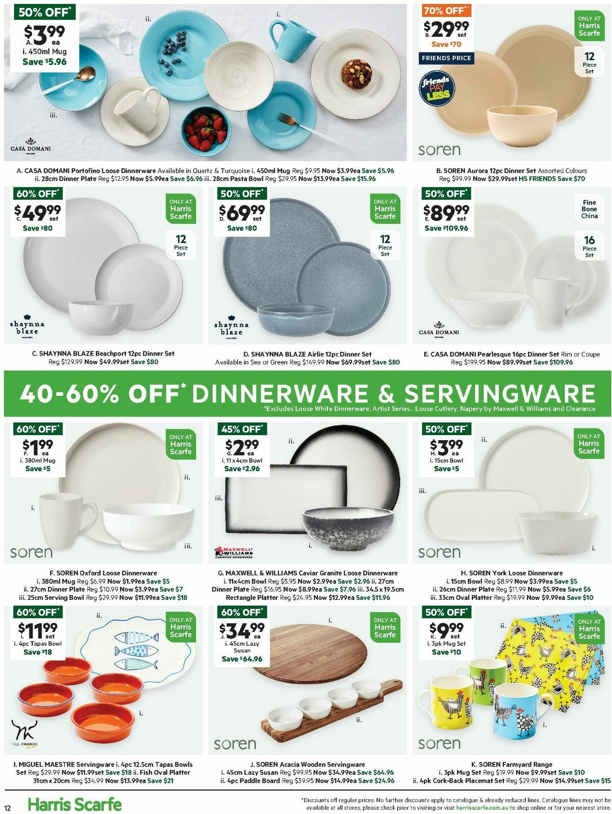 Harris Scarfe Catalogues from 5 April