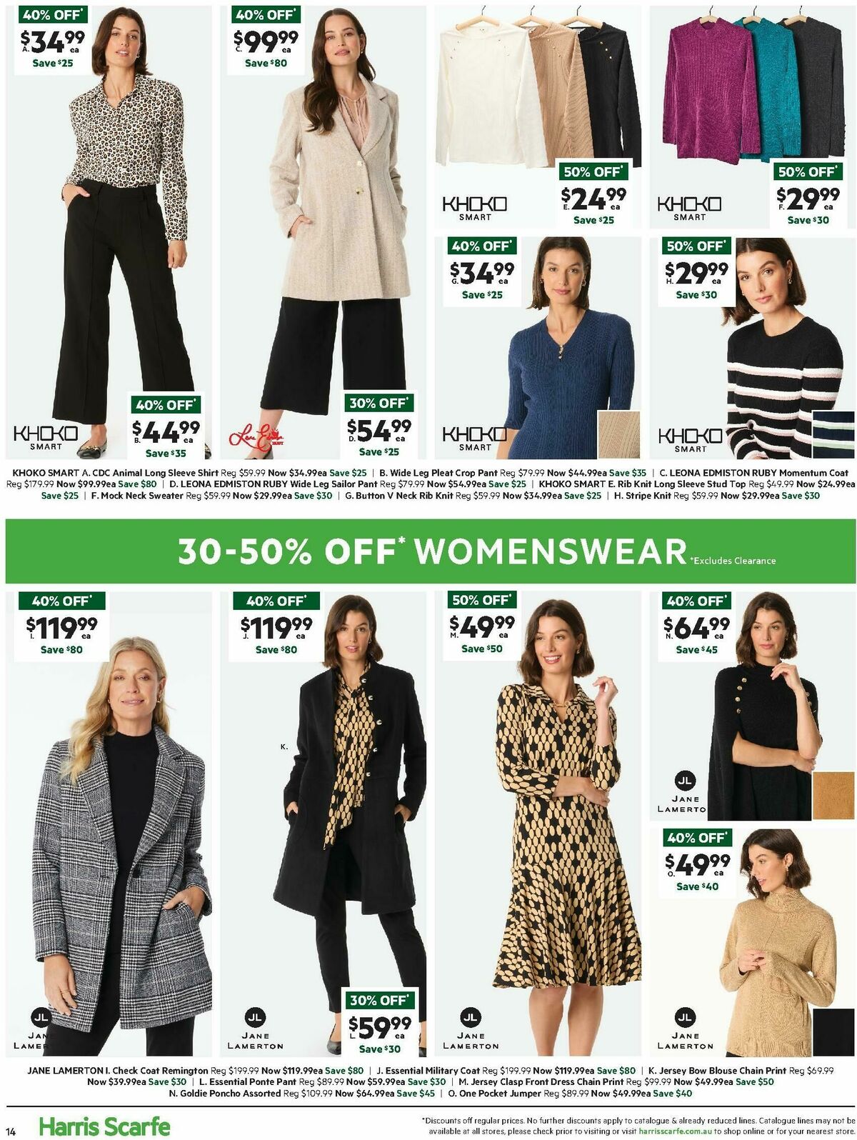 Harris Scarfe Catalogues from 5 April