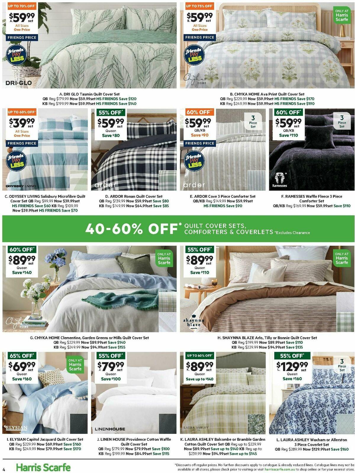 Harris Scarfe Catalogues from 5 April