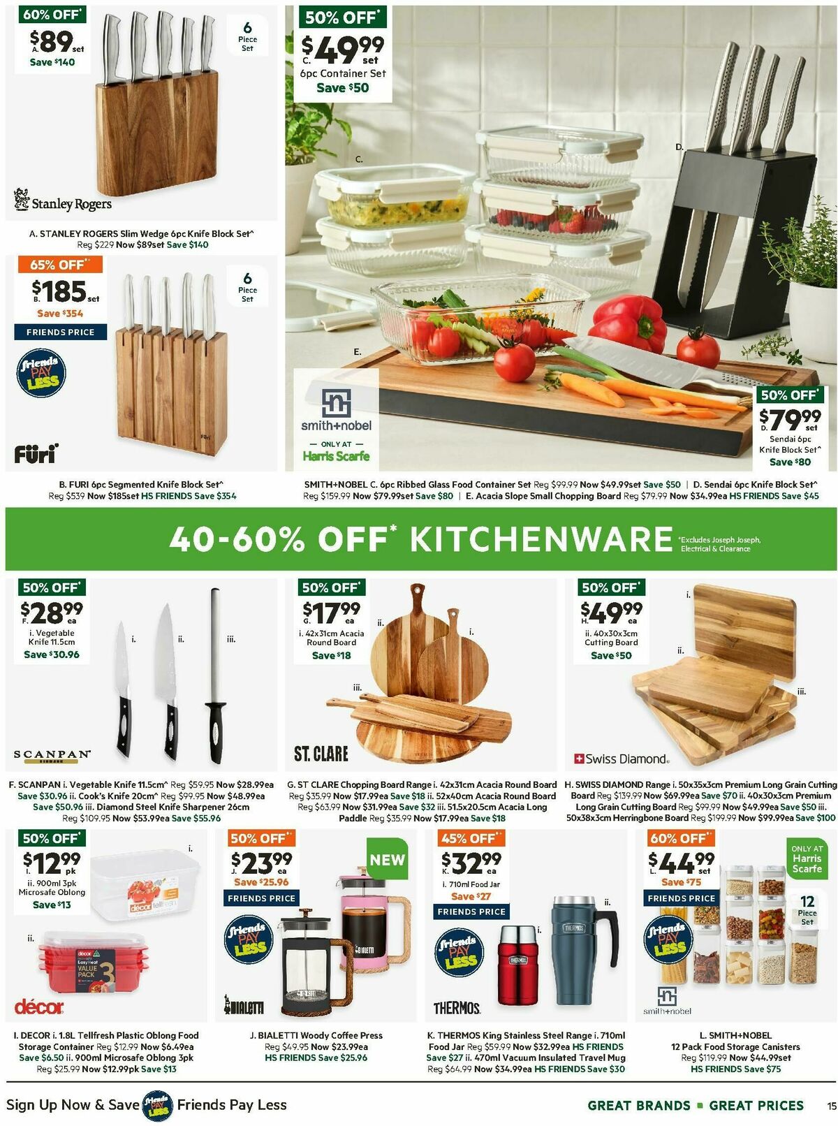 Harris Scarfe Catalogues from 24 May