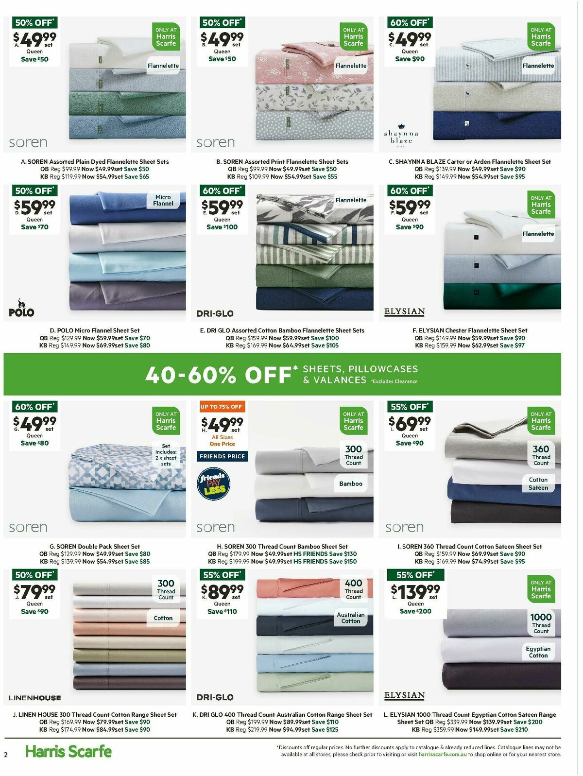 Harris Scarfe Catalogues from 24 May