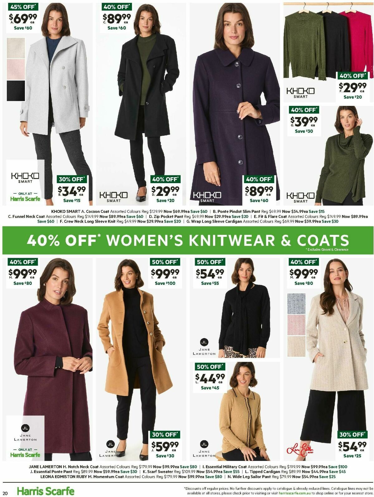 Harris Scarfe Catalogues from 24 May