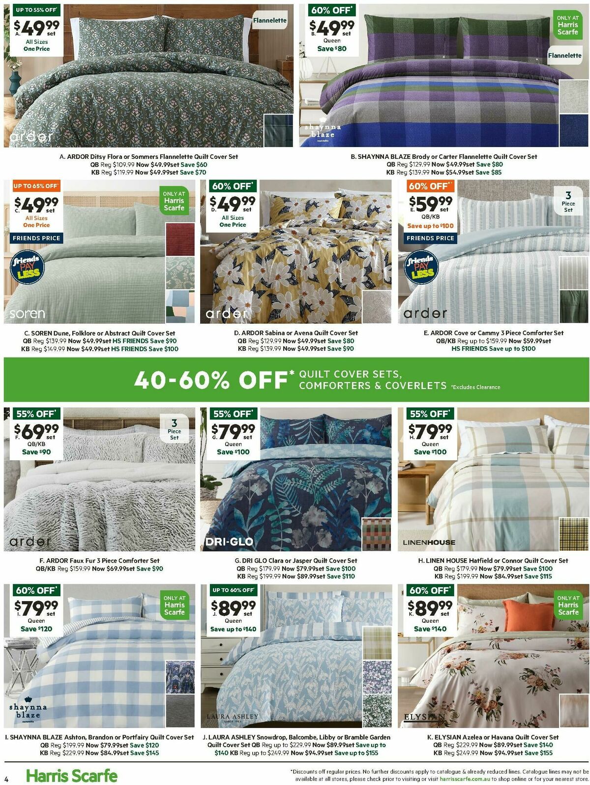 Harris Scarfe Catalogues from 24 May