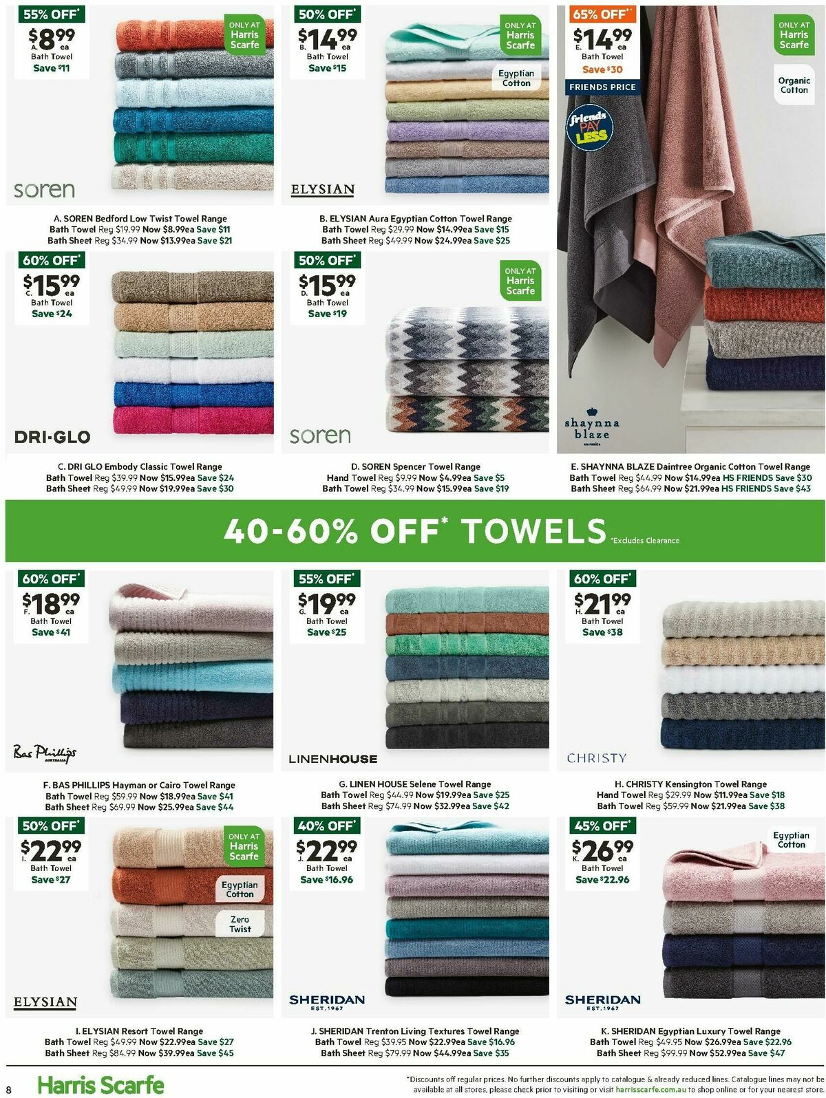 Harris Scarfe Catalogues from 24 May