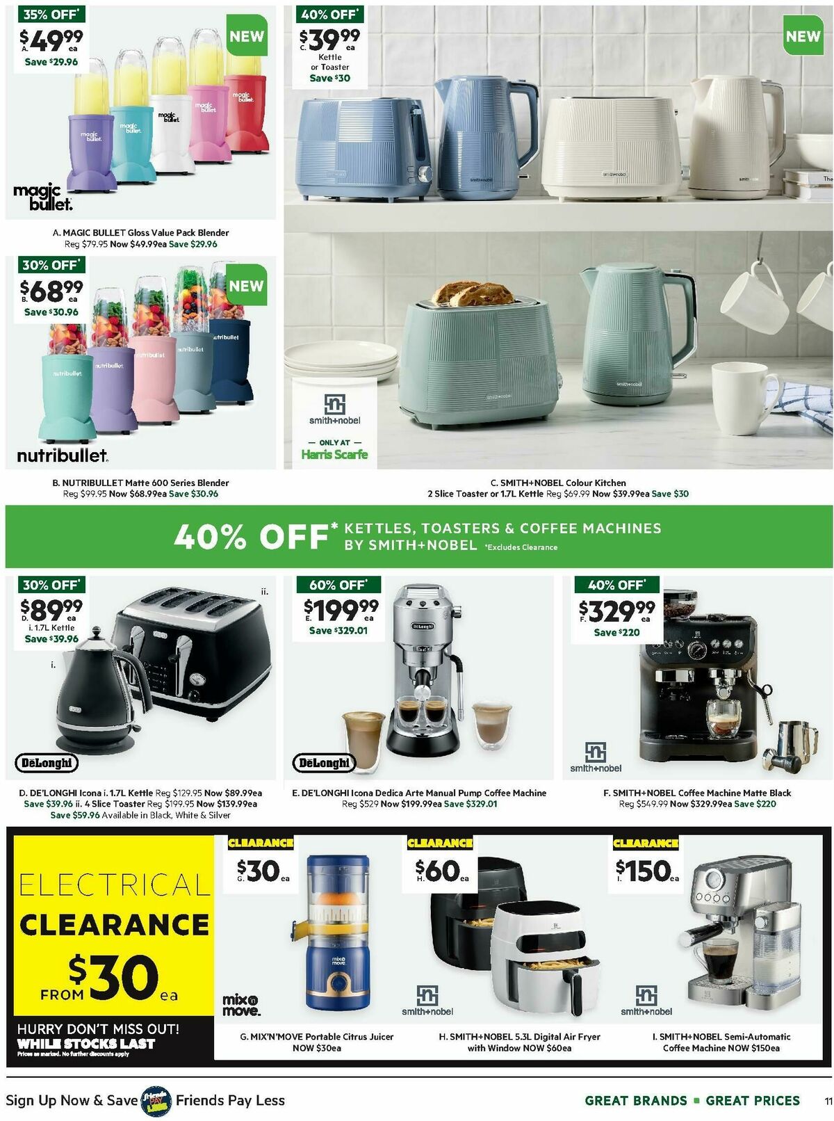 Harris Scarfe Catalogues from 28 June