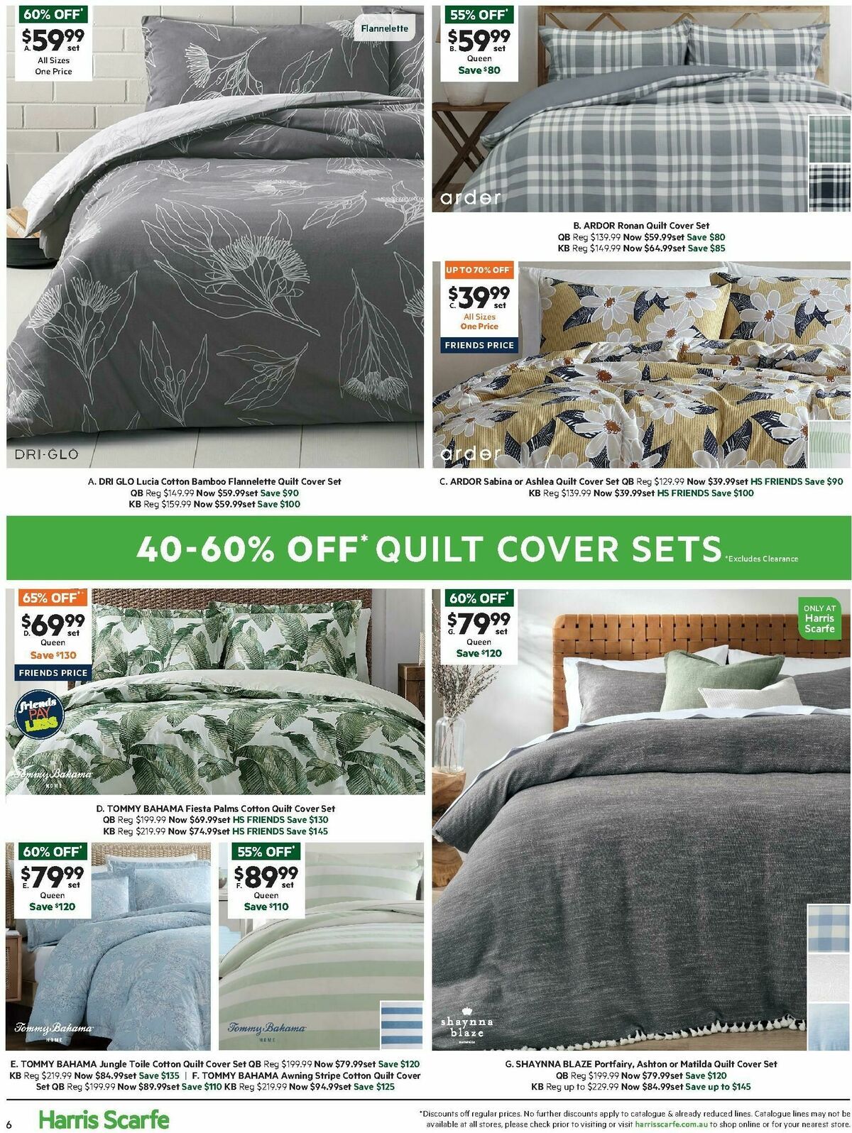 Harris Scarfe Catalogues from 28 June