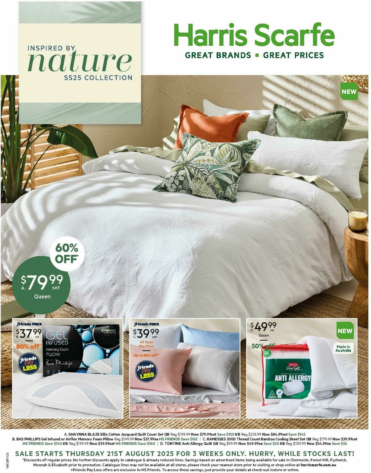 Harris Scarfe Catalogues from 21 August