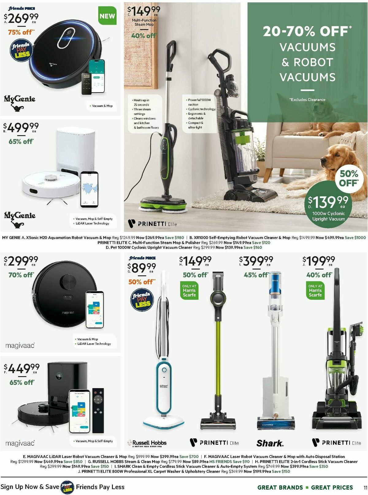 Harris Scarfe Catalogues from 21 August