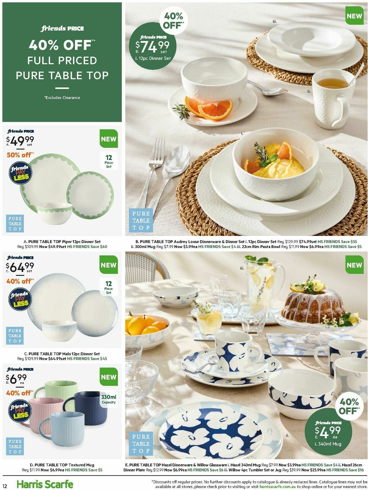 Harris Scarfe Catalogues from 21 August