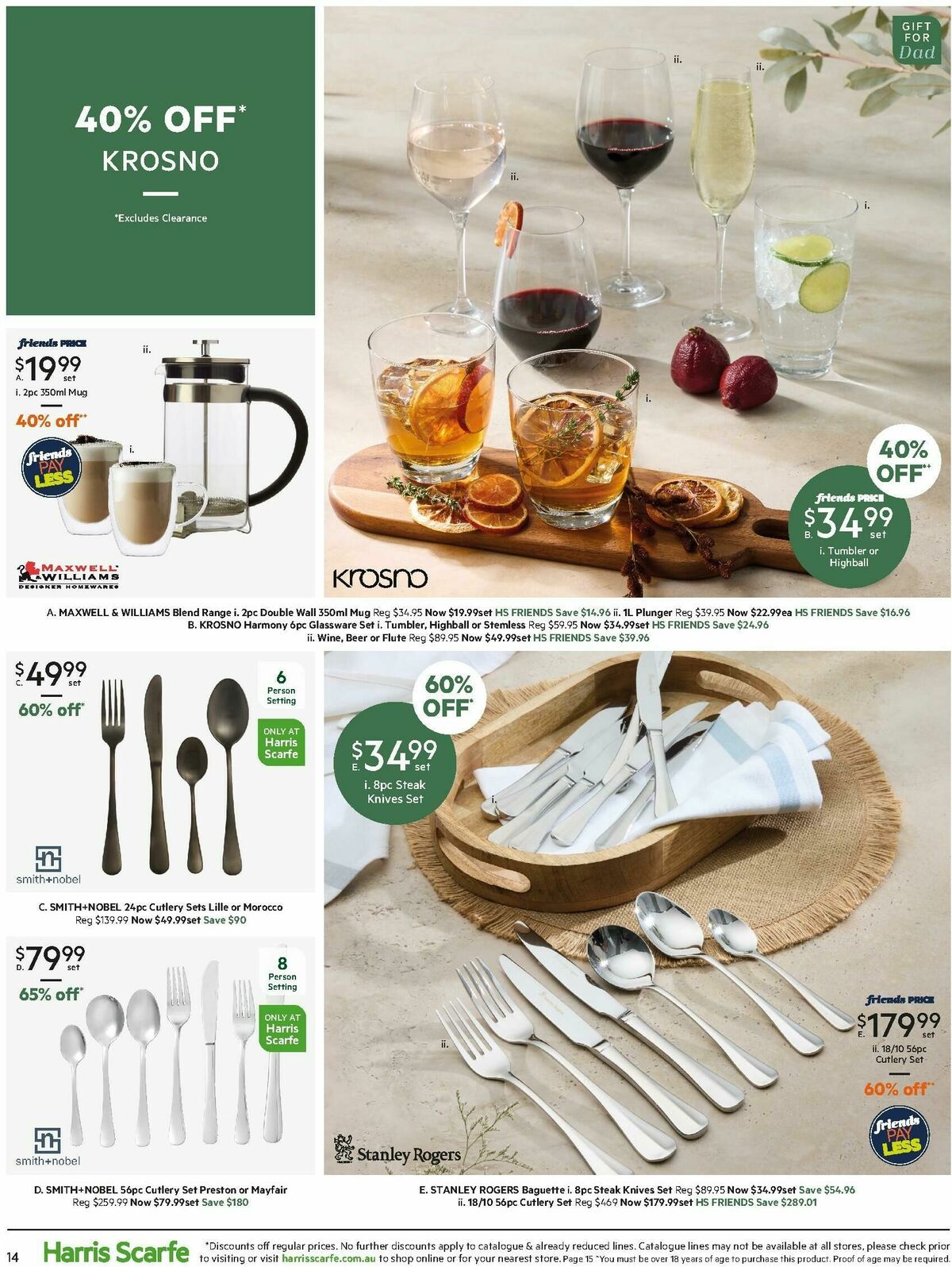 Harris Scarfe Catalogues from 21 August