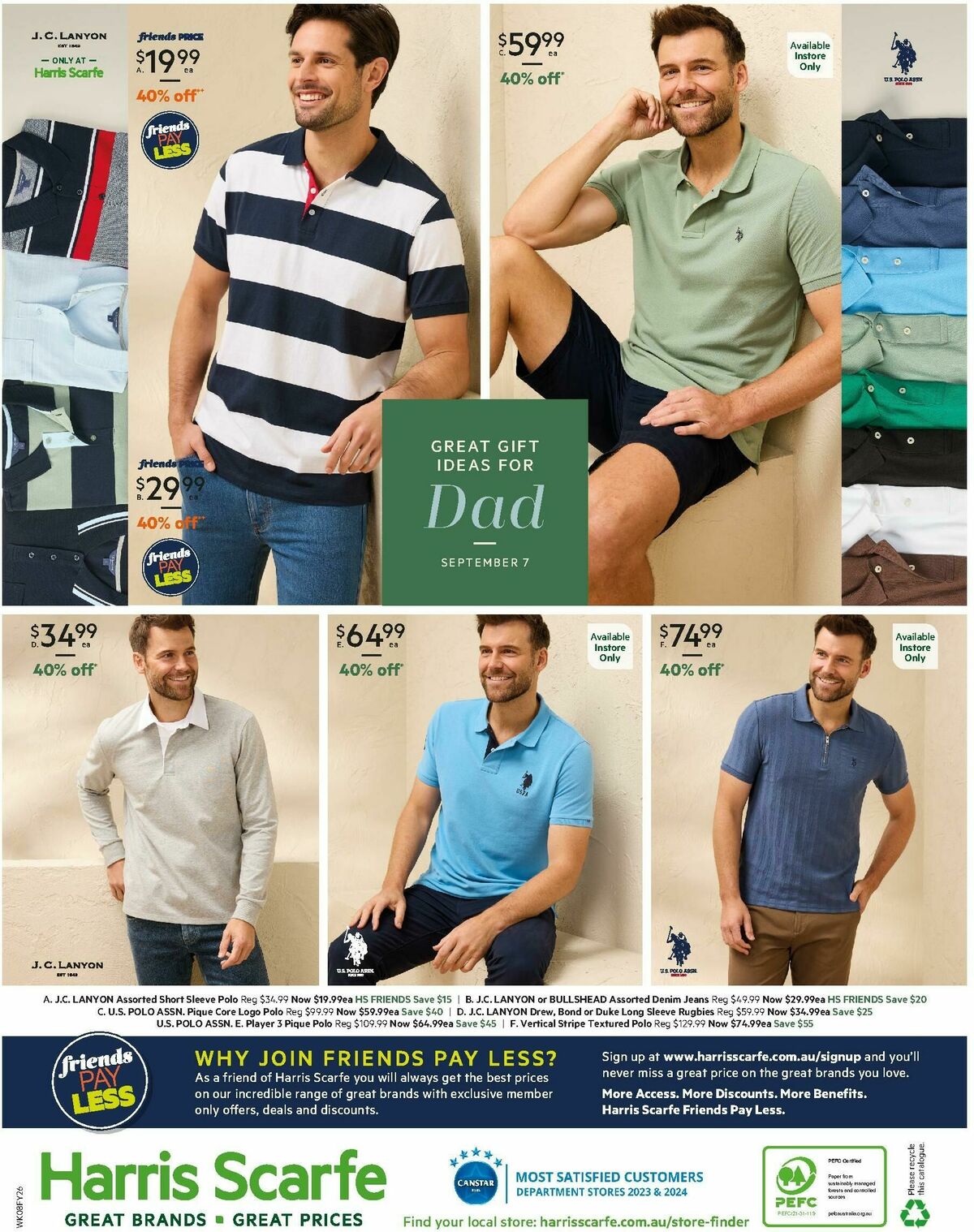 Harris Scarfe Catalogues from 21 August