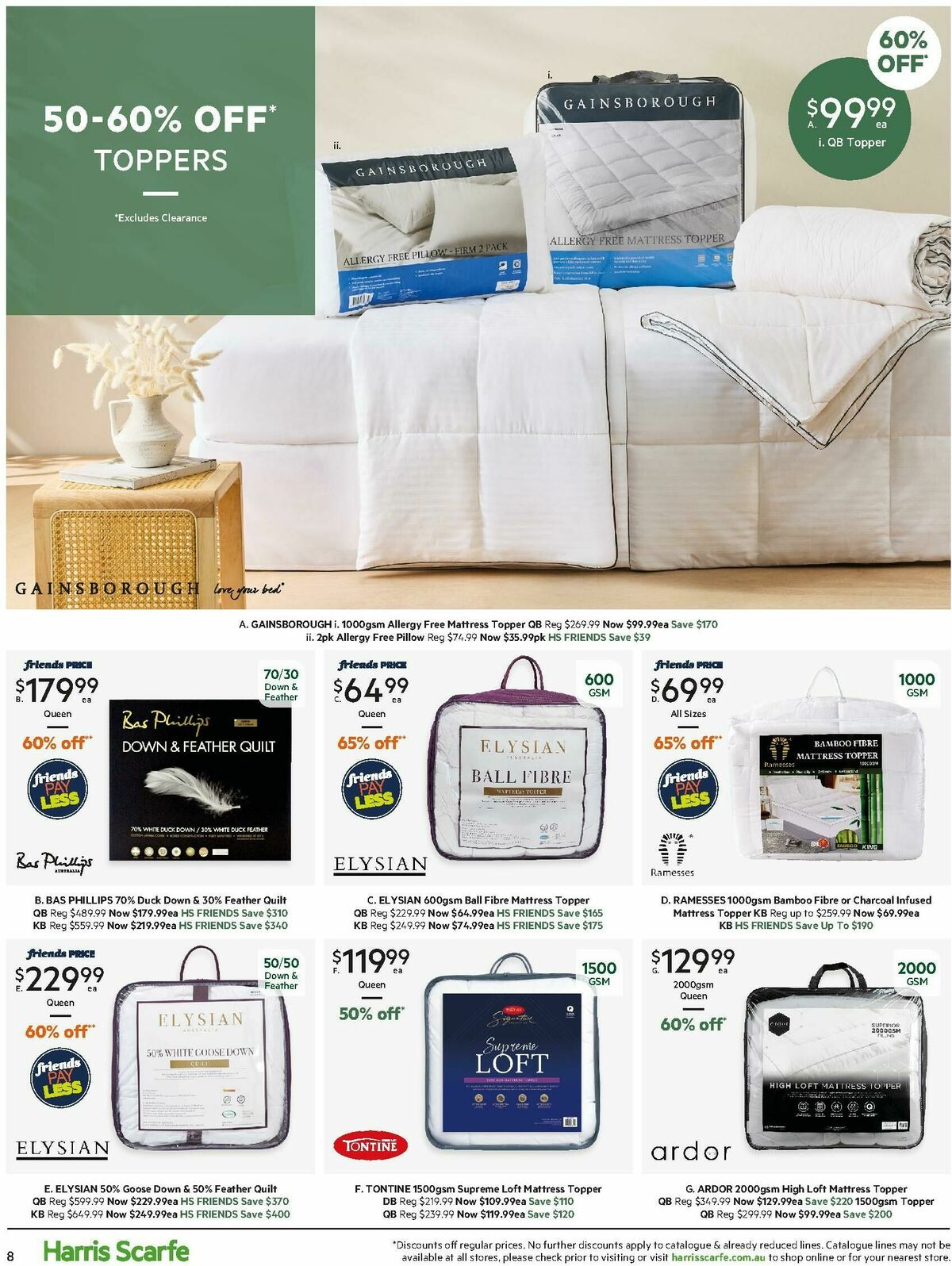 Harris Scarfe Catalogues from 21 August