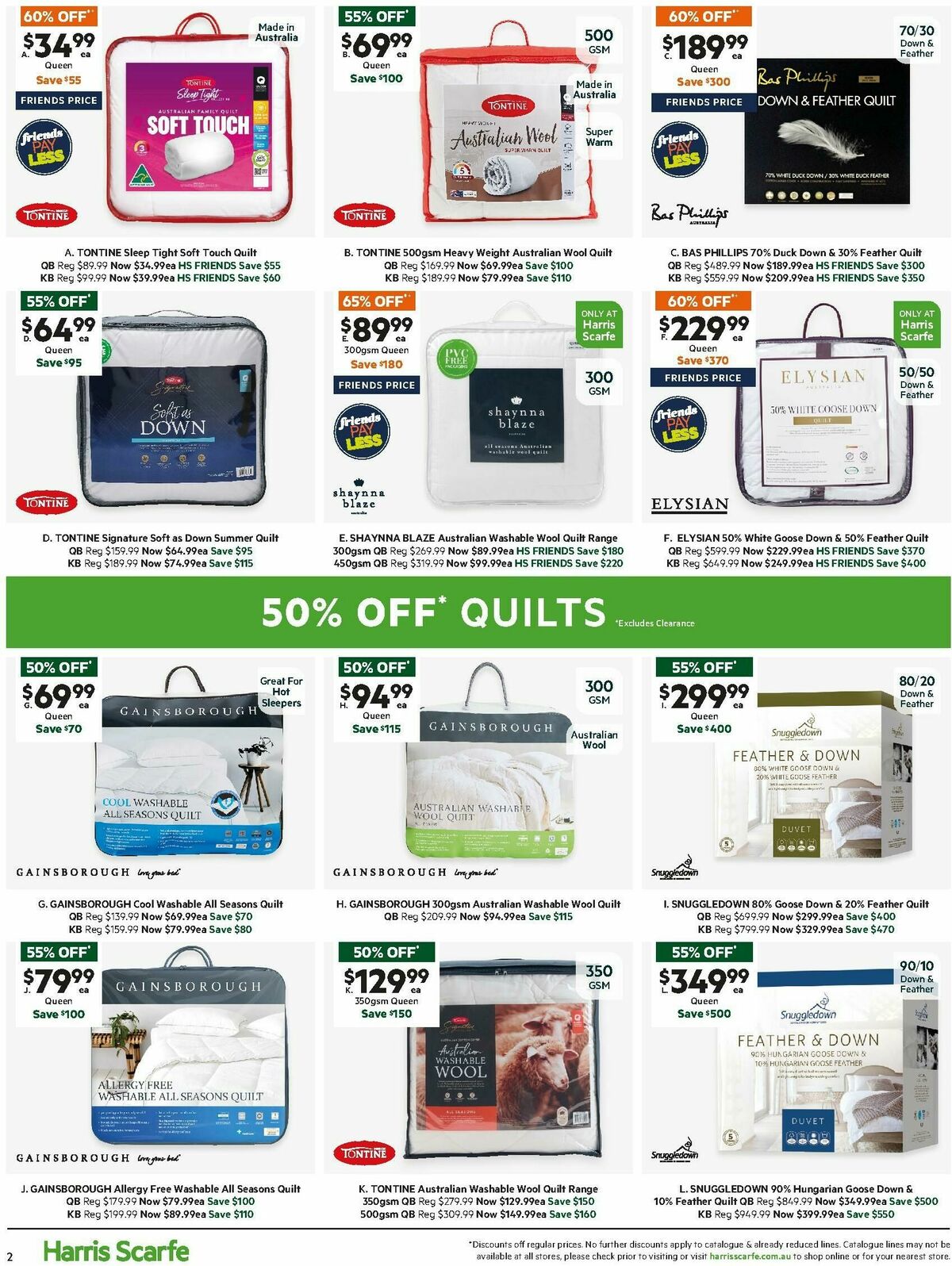 Harris Scarfe Catalogues from 20 September