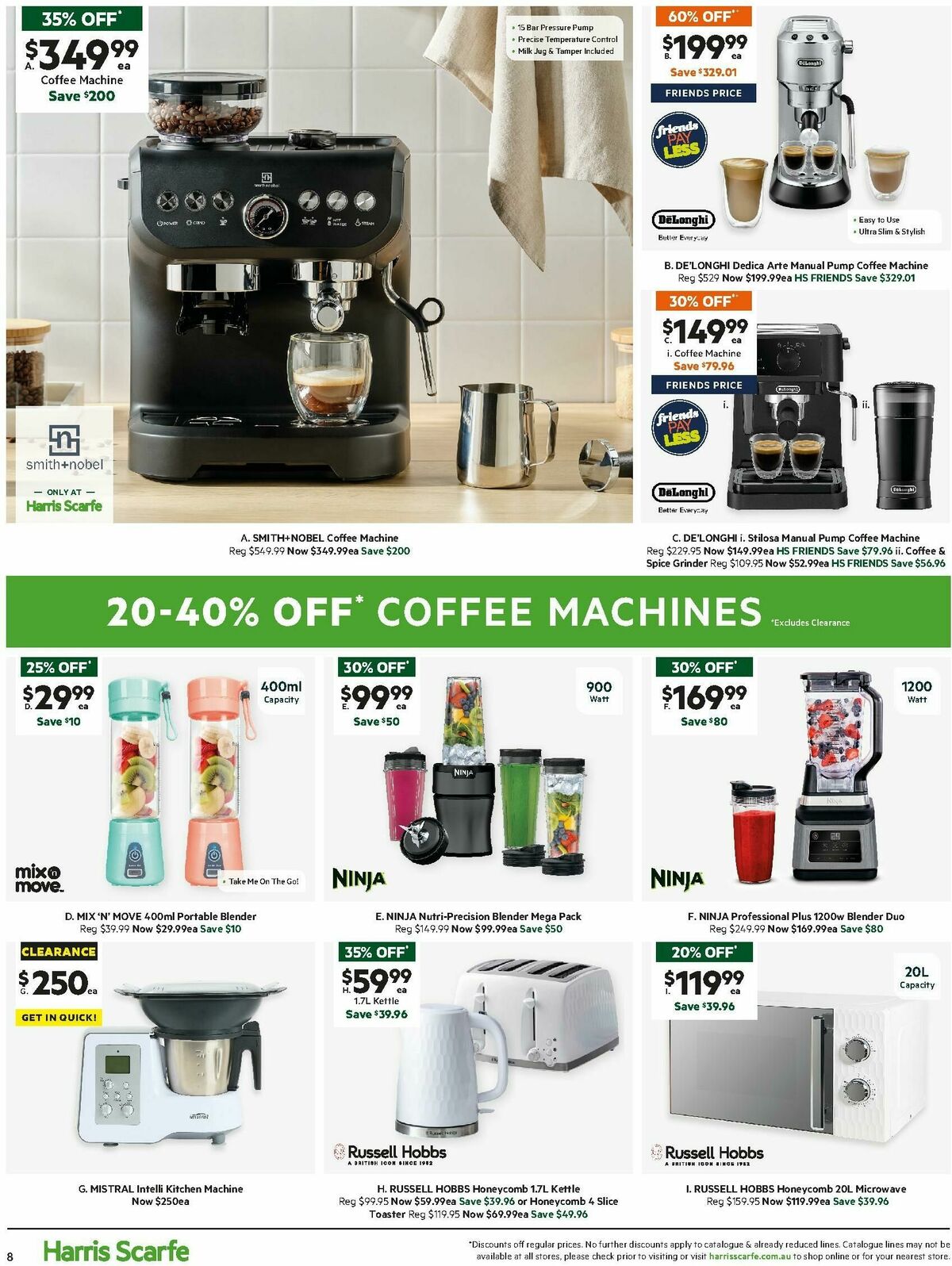 Harris Scarfe Catalogues from 20 September