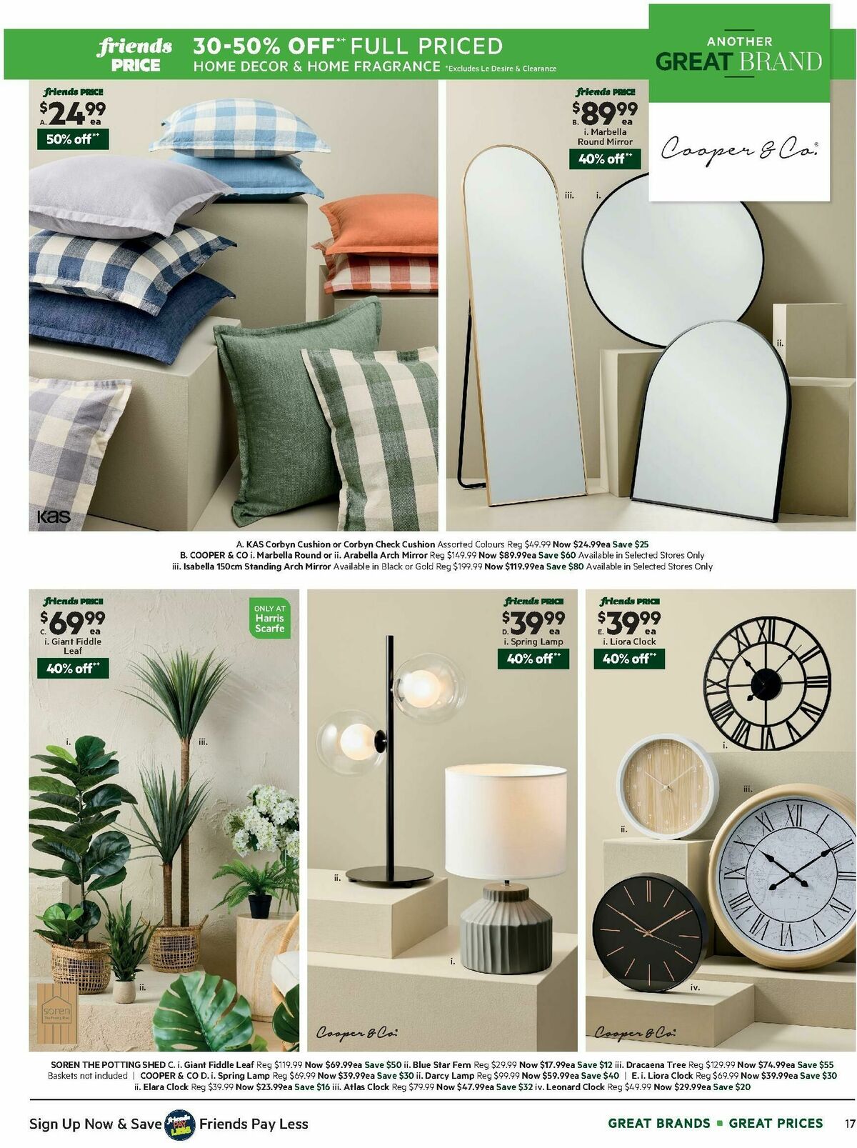 Harris Scarfe Catalogues from 13 October