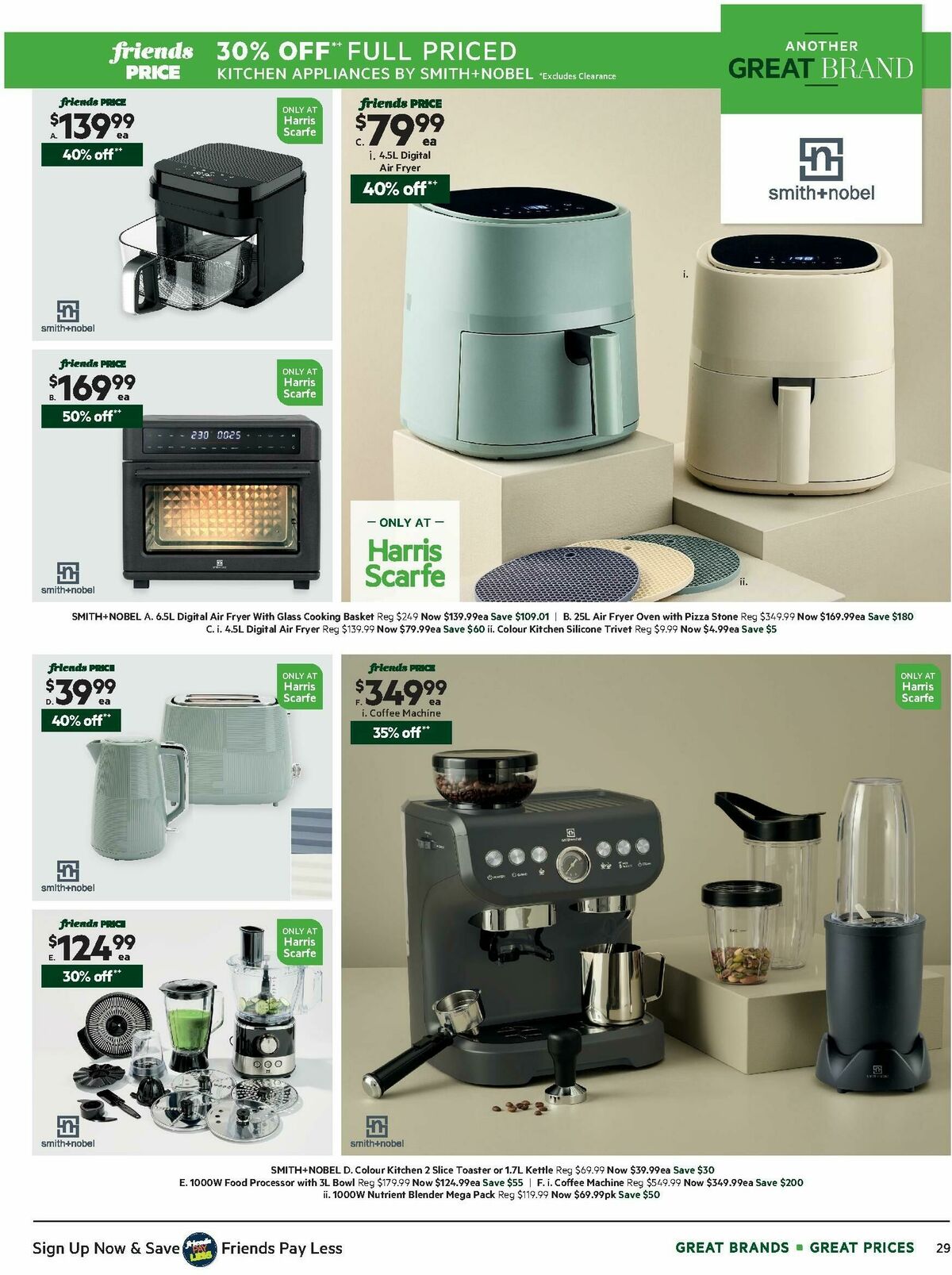 Harris Scarfe Catalogues from 13 October