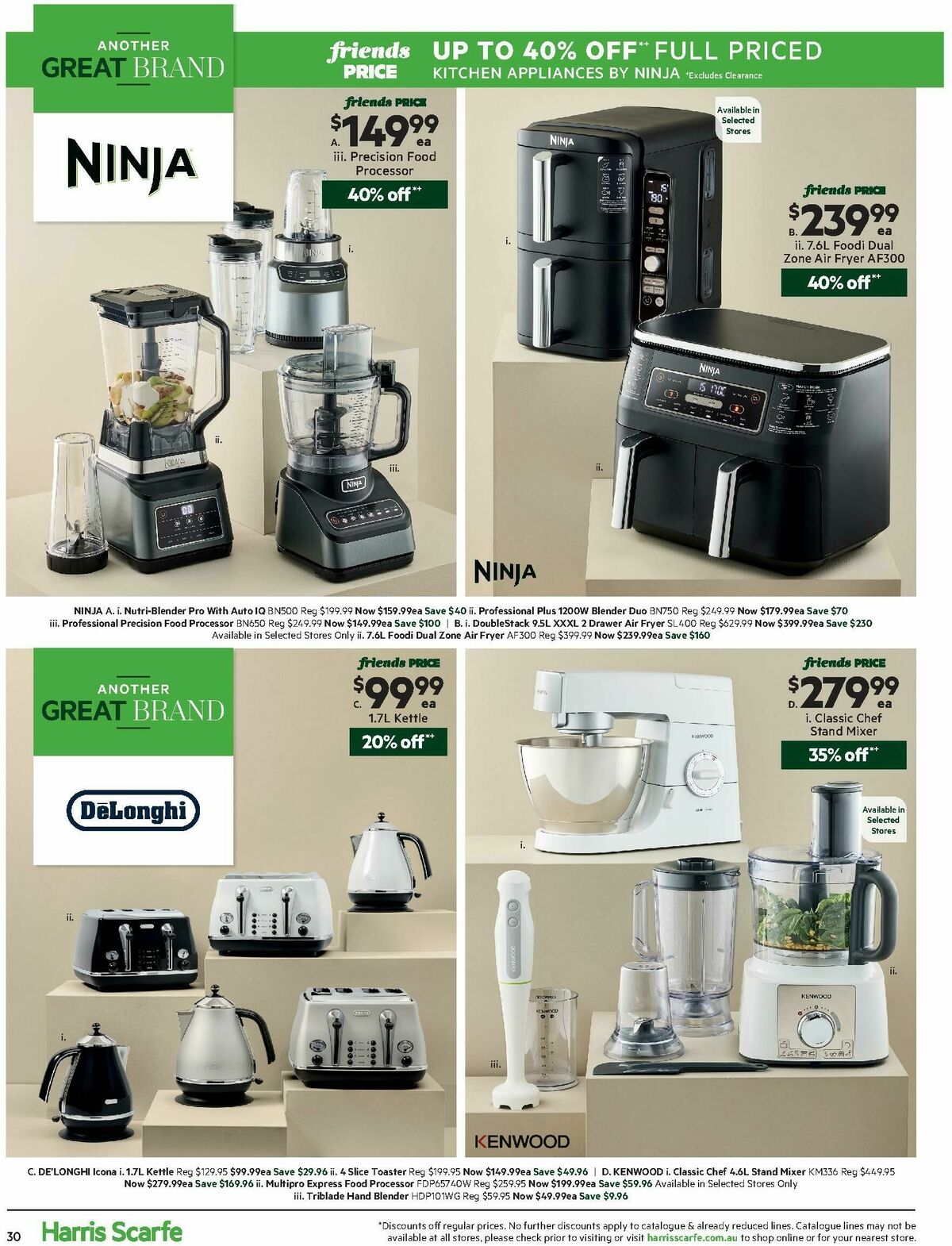 Harris Scarfe Catalogues from 13 October