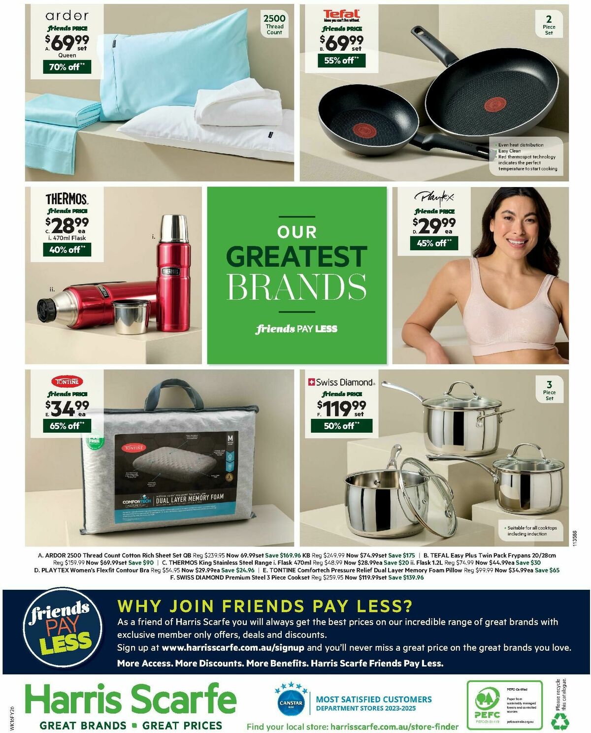 Harris Scarfe Catalogues from 13 October