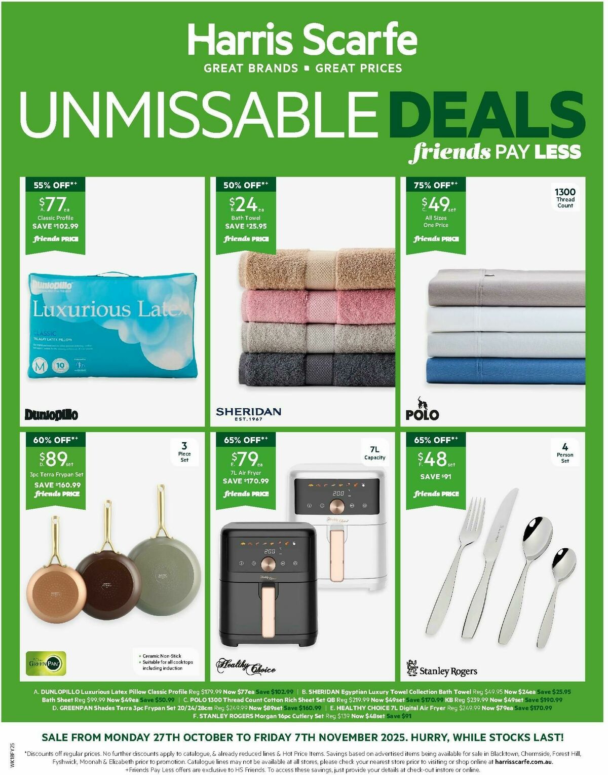 Harris Scarfe Catalogues from 27 October