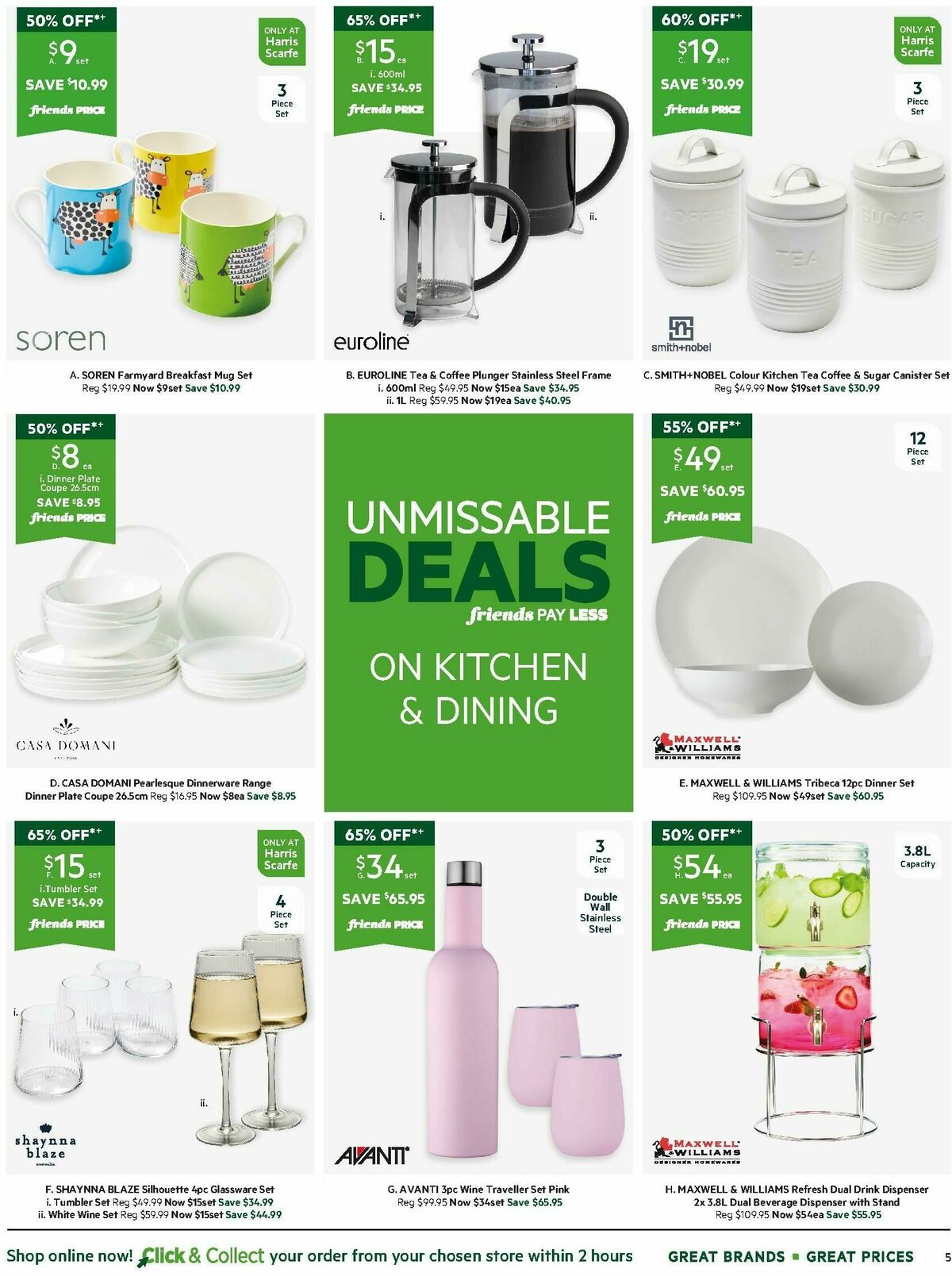 Harris Scarfe Catalogues from 27 October