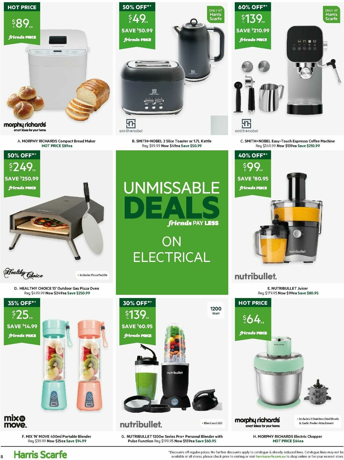 Harris Scarfe Catalogues from 27 October