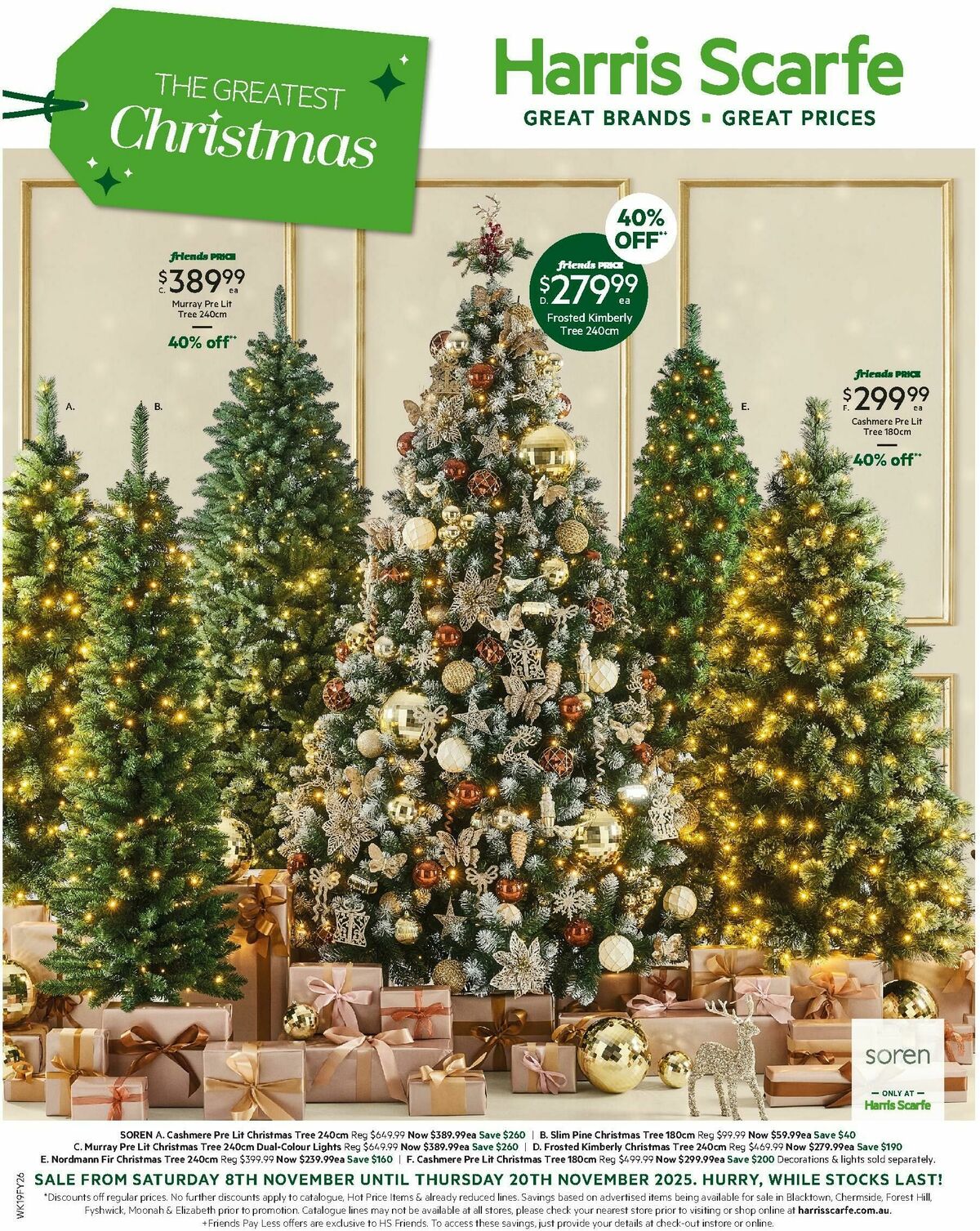 Harris Scarfe Catalogues from 8 November