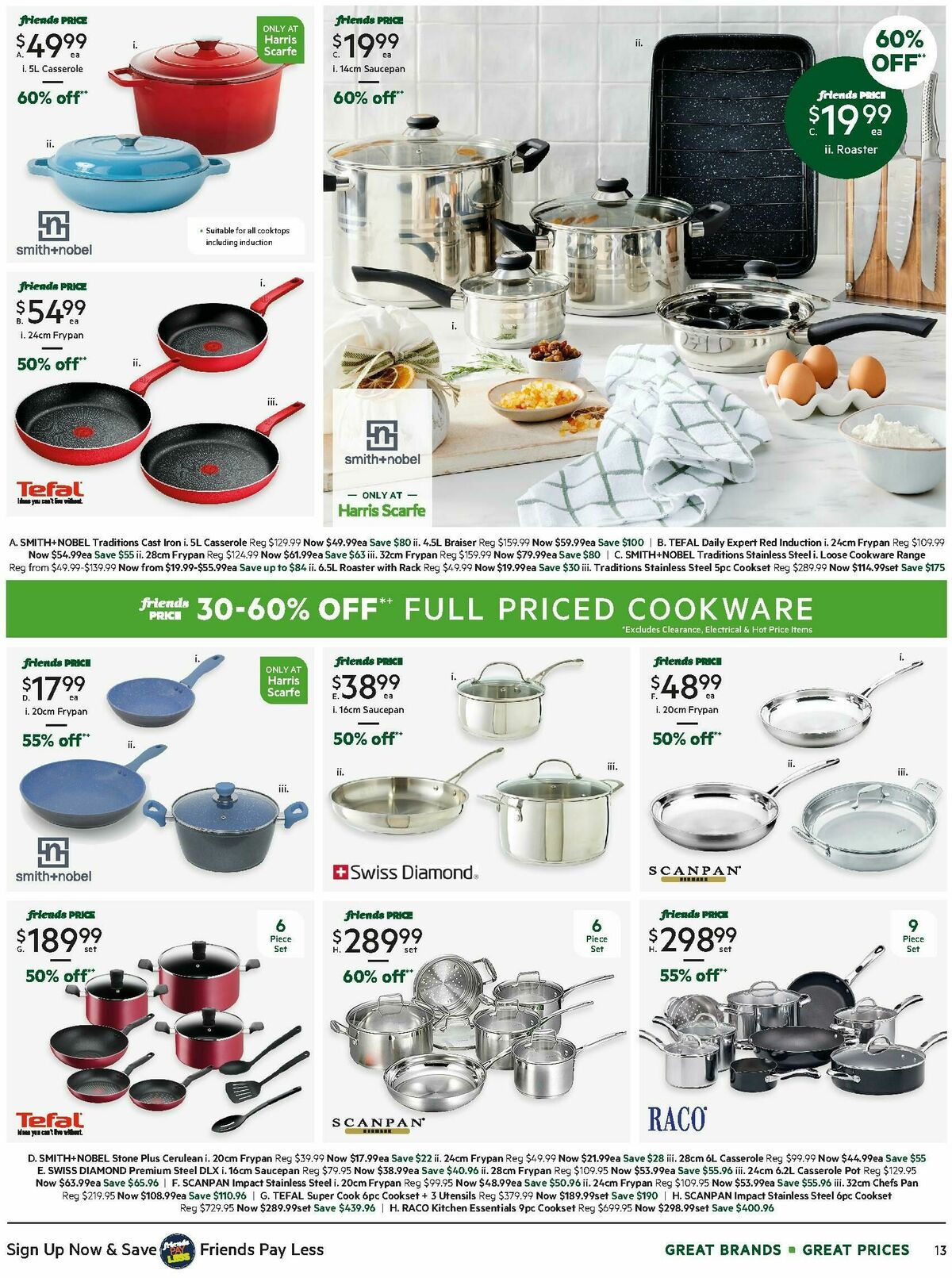 Harris Scarfe Catalogues from 8 November