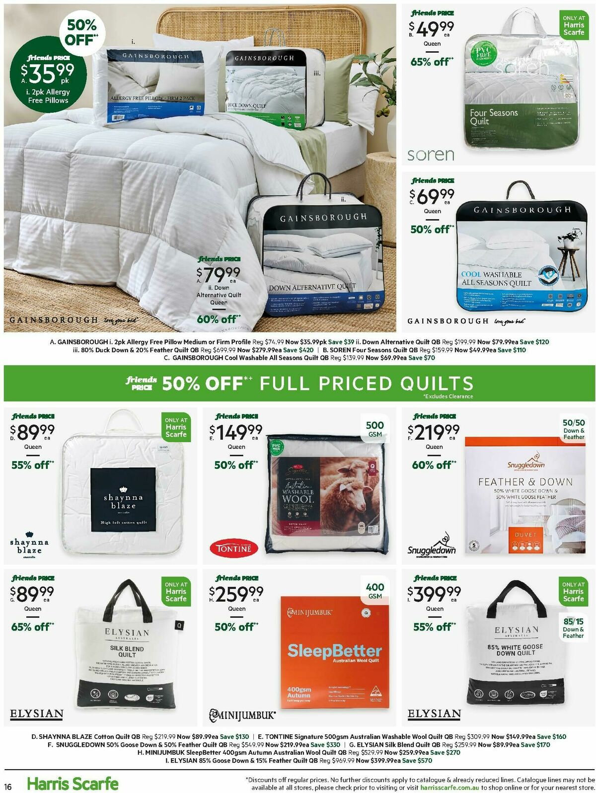 Harris Scarfe Catalogues from 8 November