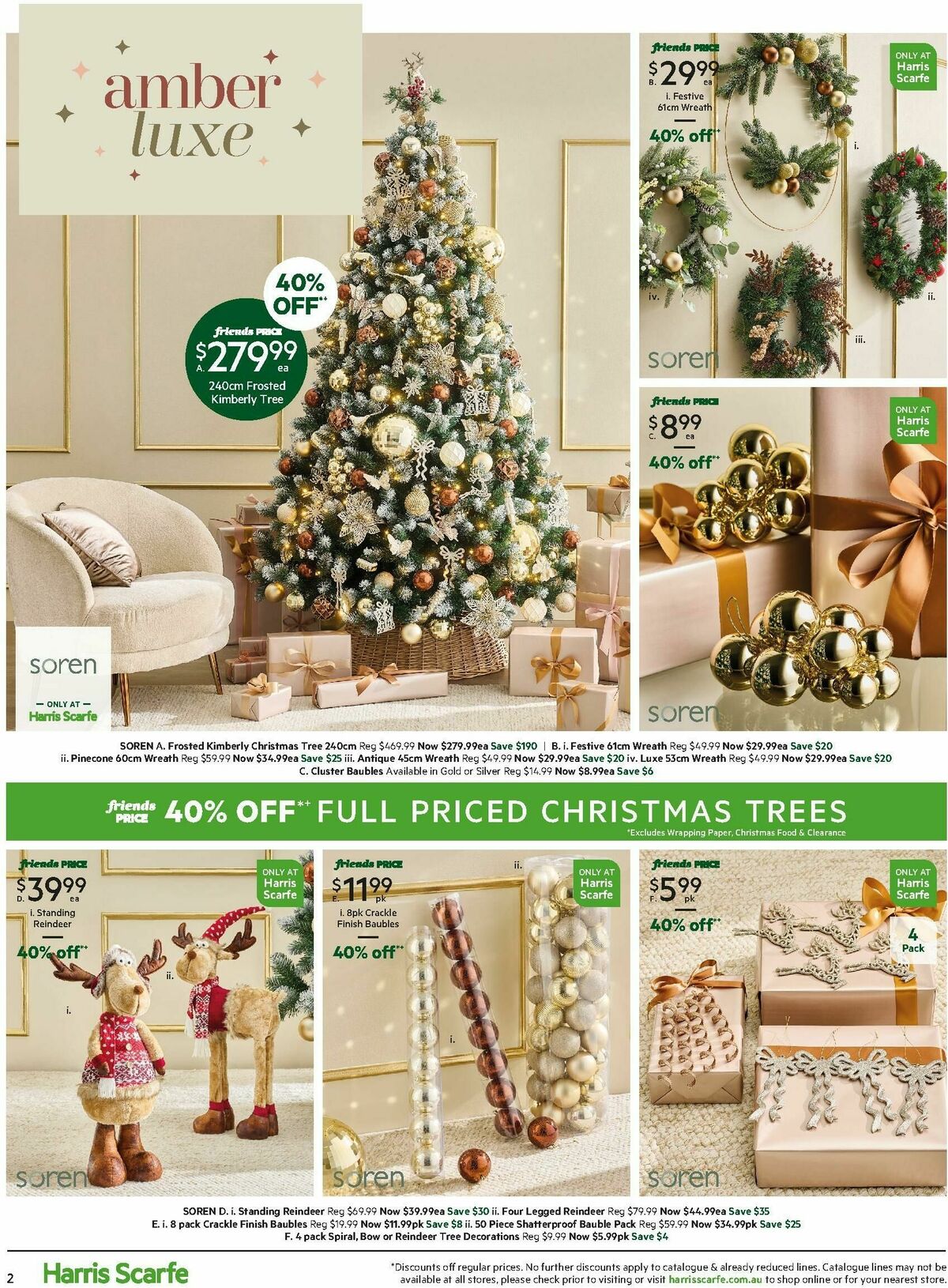 Harris Scarfe Catalogues from 8 November