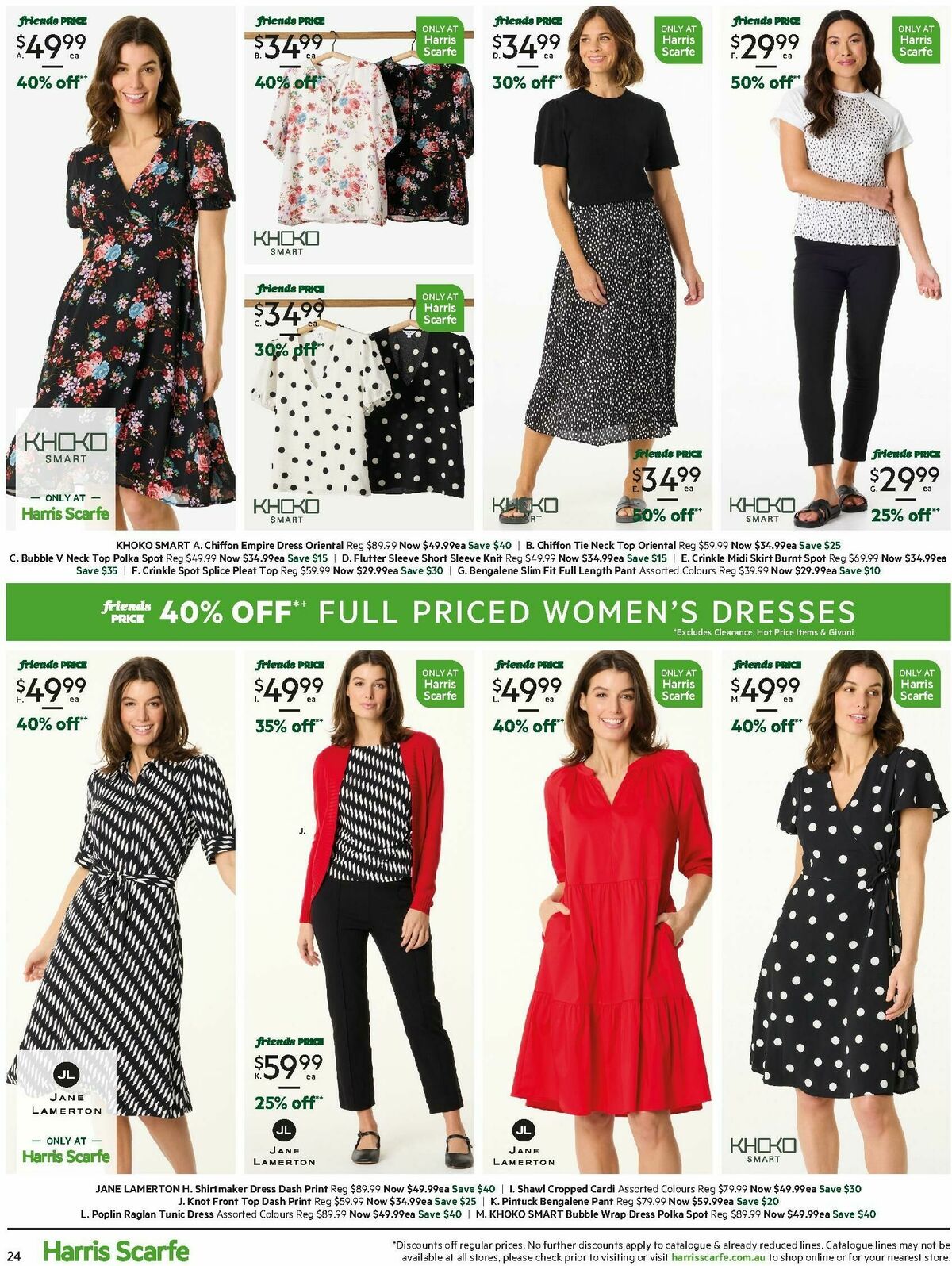 Harris Scarfe Catalogues from 8 November