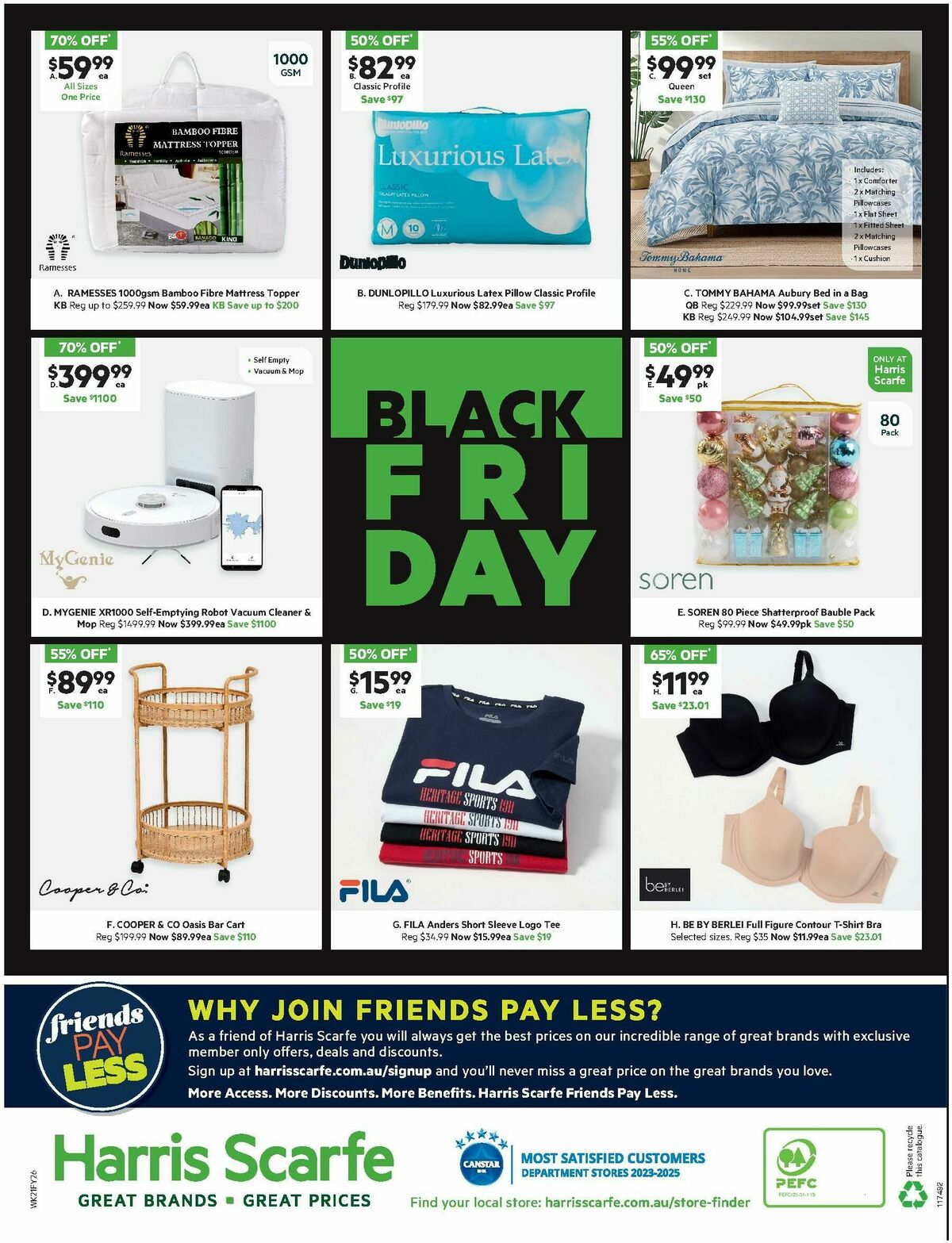 Harris Scarfe Black Friday Catalogues from 21 November