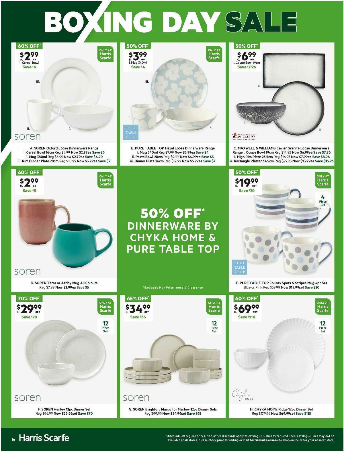 Harris Scarfe Catalogues from 24 December