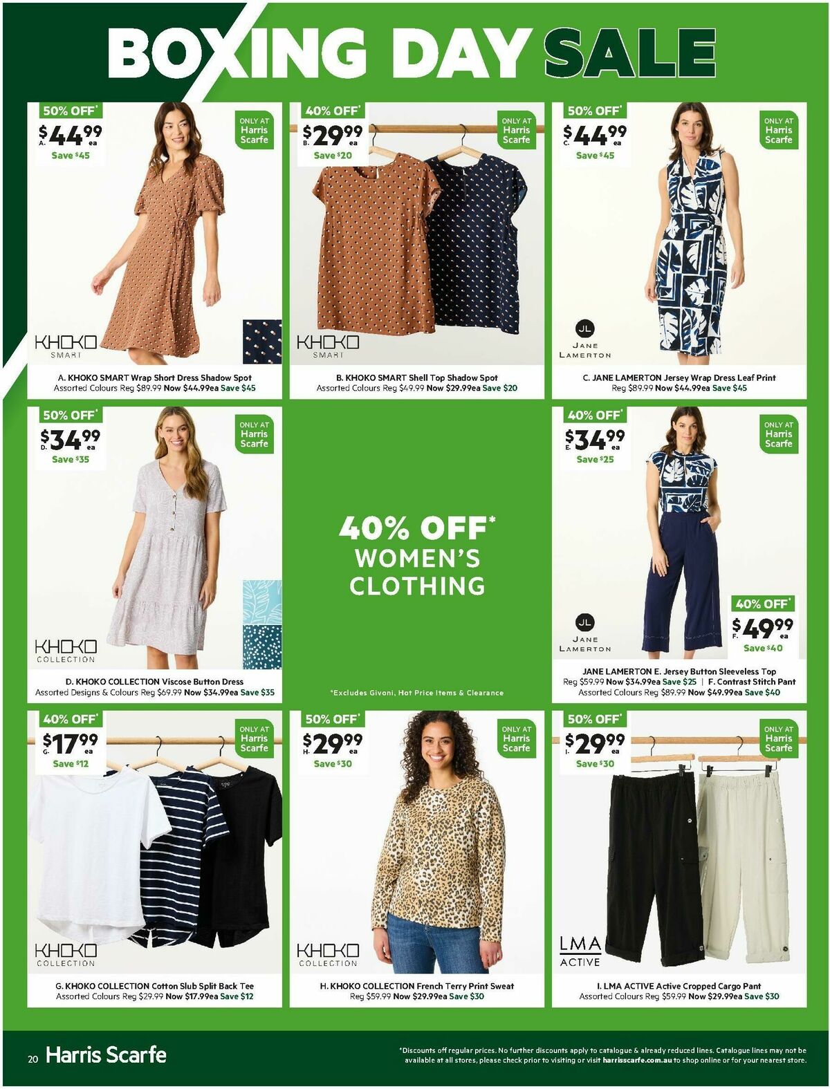 Harris Scarfe Catalogues from 24 December