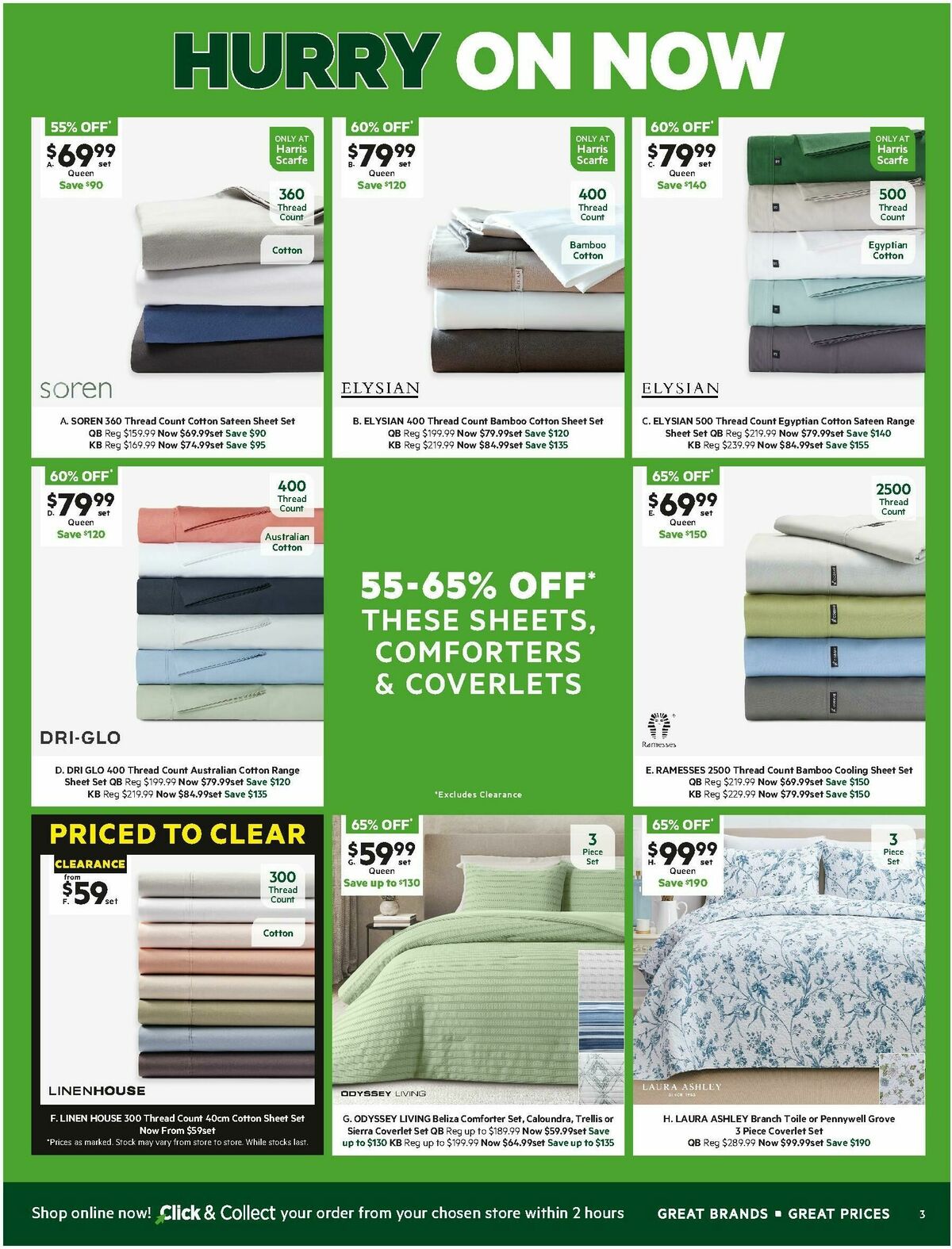 Harris Scarfe Catalogues from 24 December