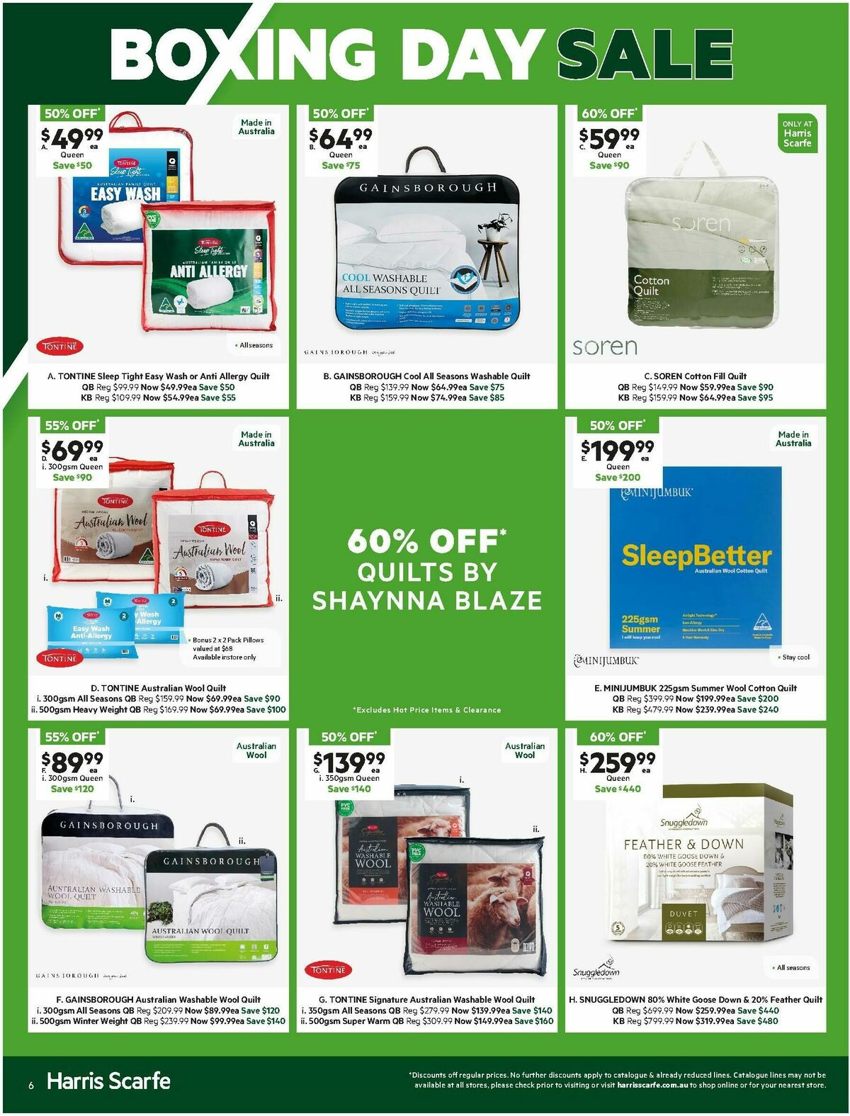 Harris Scarfe Catalogues from 24 December