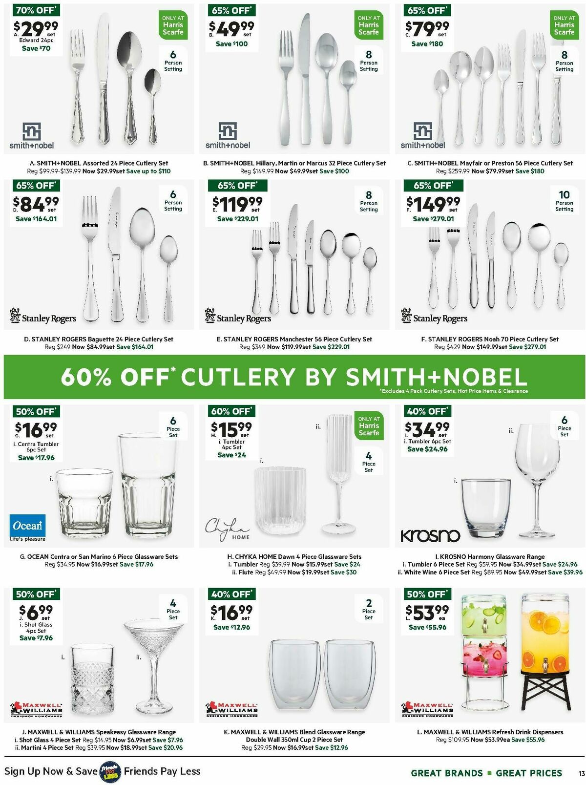 Harris Scarfe Catalogues from 5 January