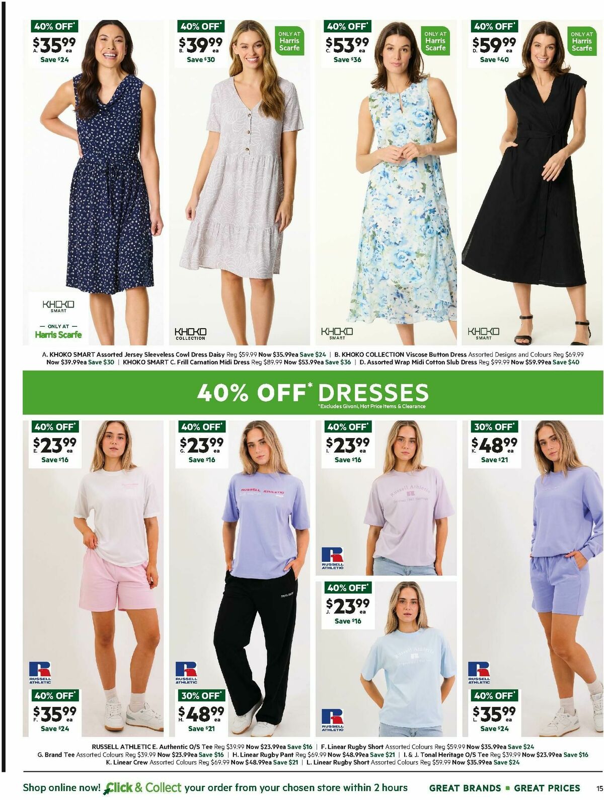 Harris Scarfe Catalogues from 5 January