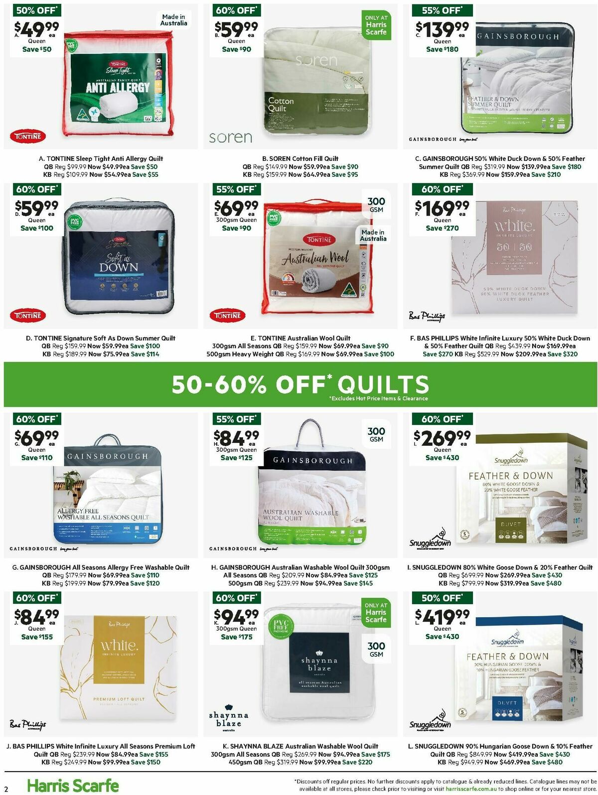 Harris Scarfe Catalogues from 5 January