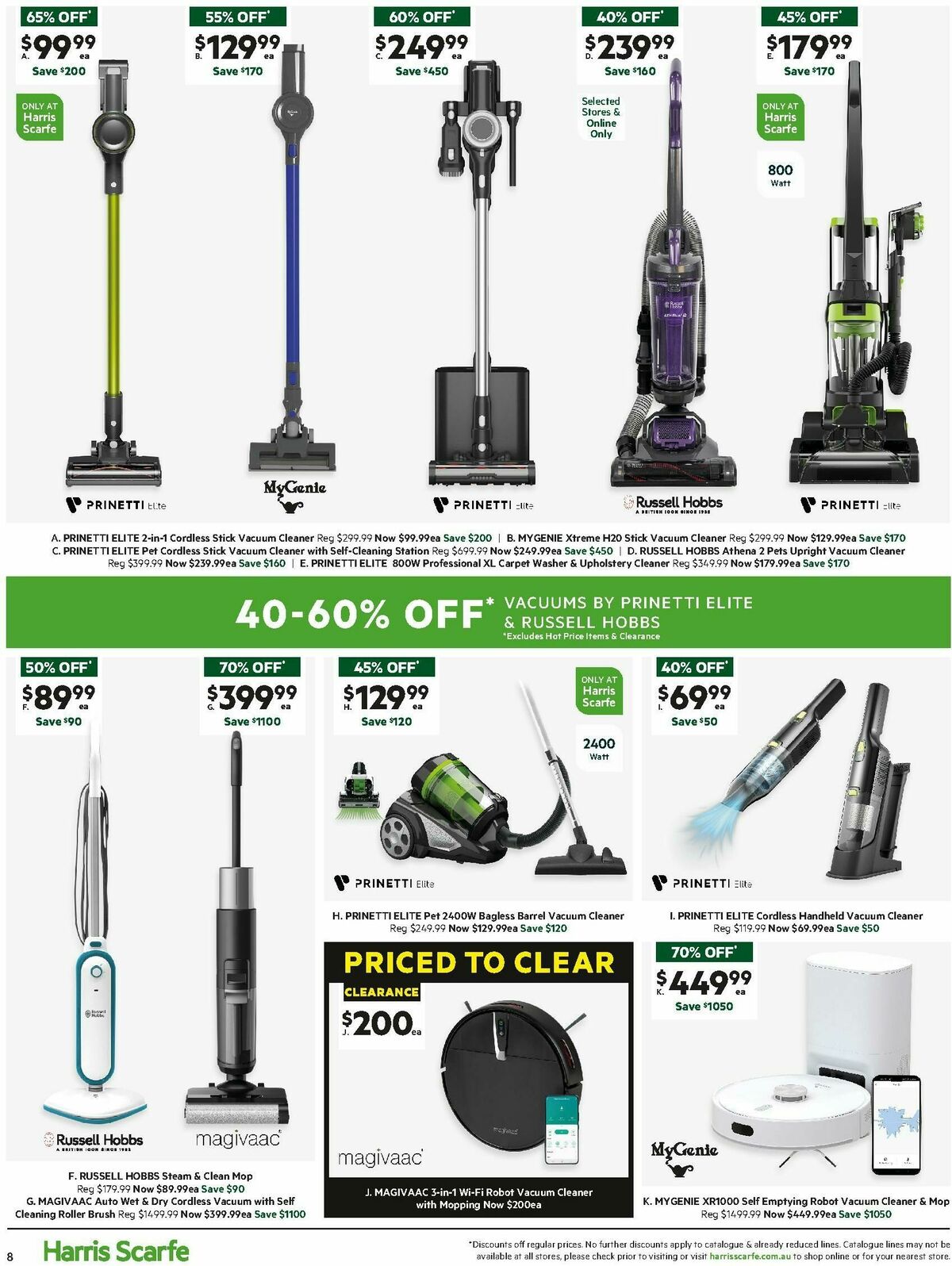 Harris Scarfe Catalogues from 5 January