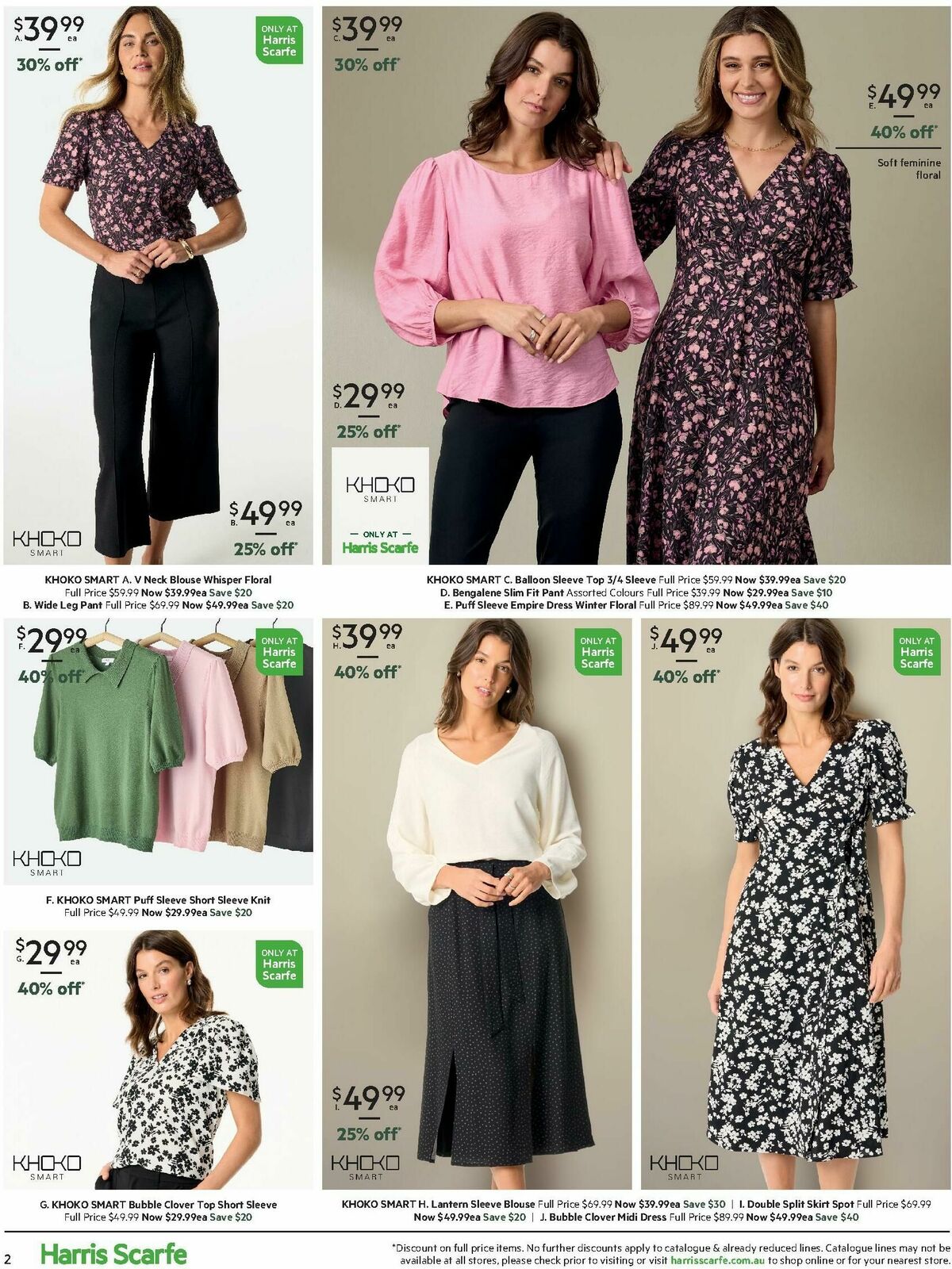 Harris Scarfe Catalogues from 27 February