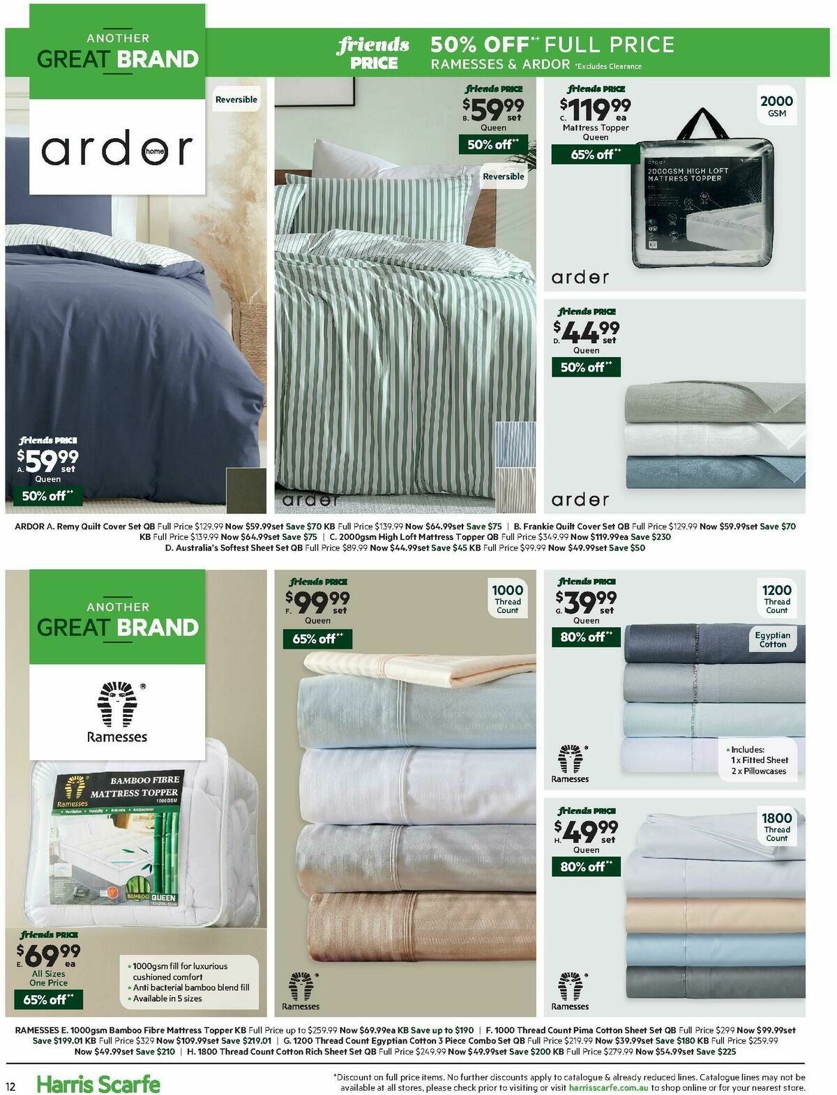 Harris Scarfe Catalogues from 16 March