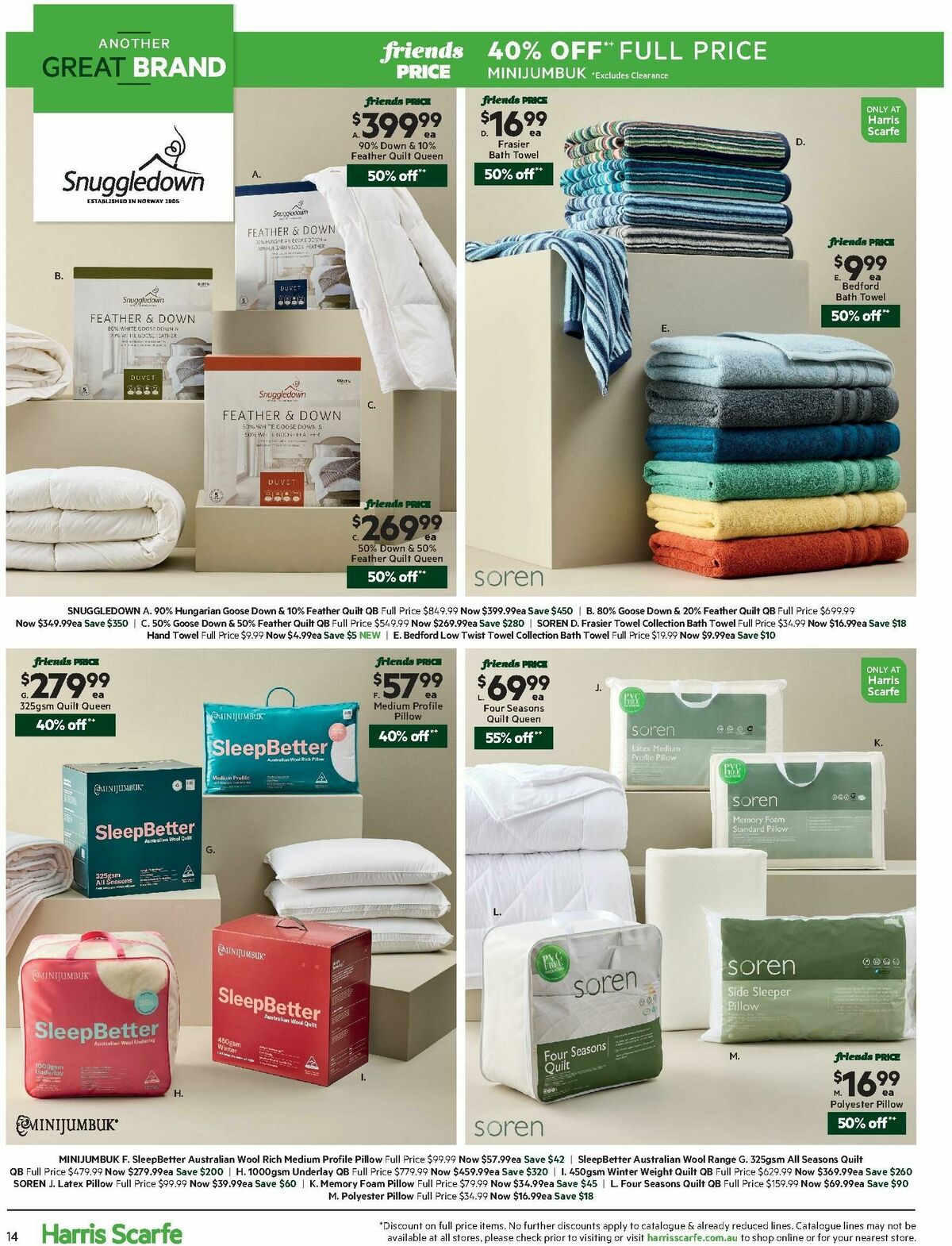 Harris Scarfe Catalogues from 16 March