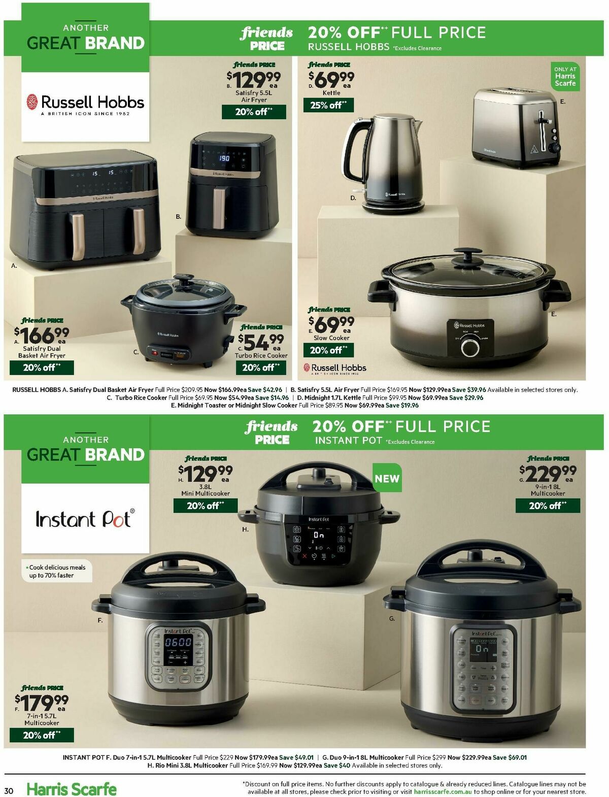 Harris Scarfe Catalogues from 16 March