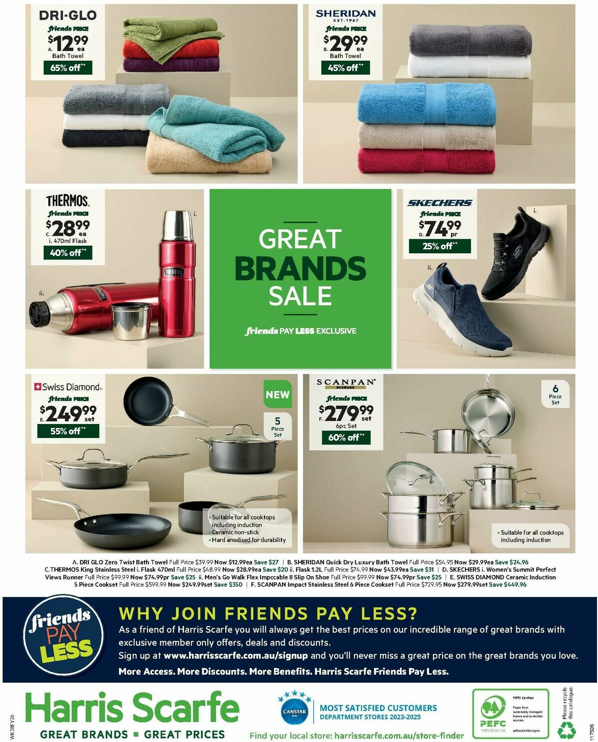 Harris Scarfe Catalogues from 16 March