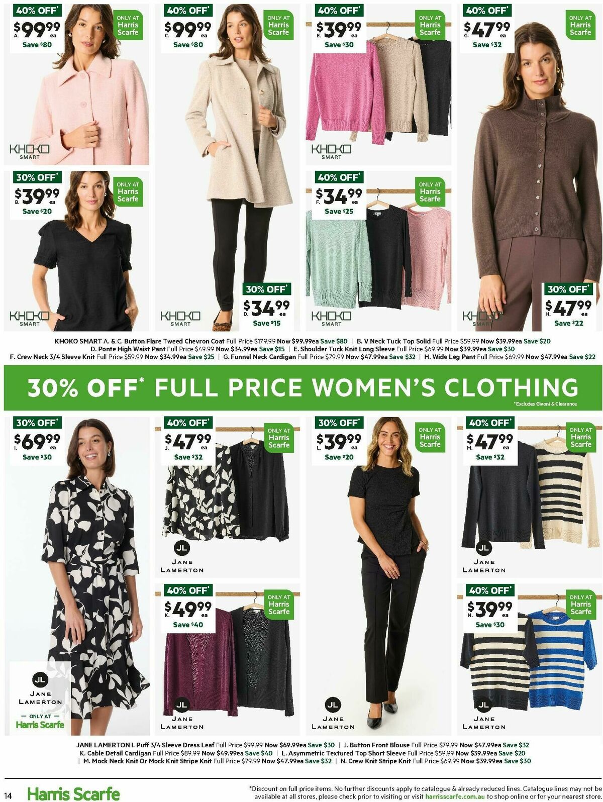 Harris Scarfe Catalogues from 8 April