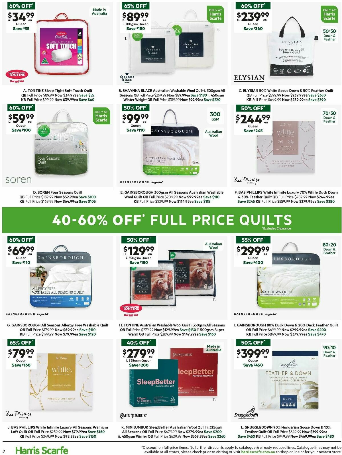 Harris Scarfe Catalogues from 8 April